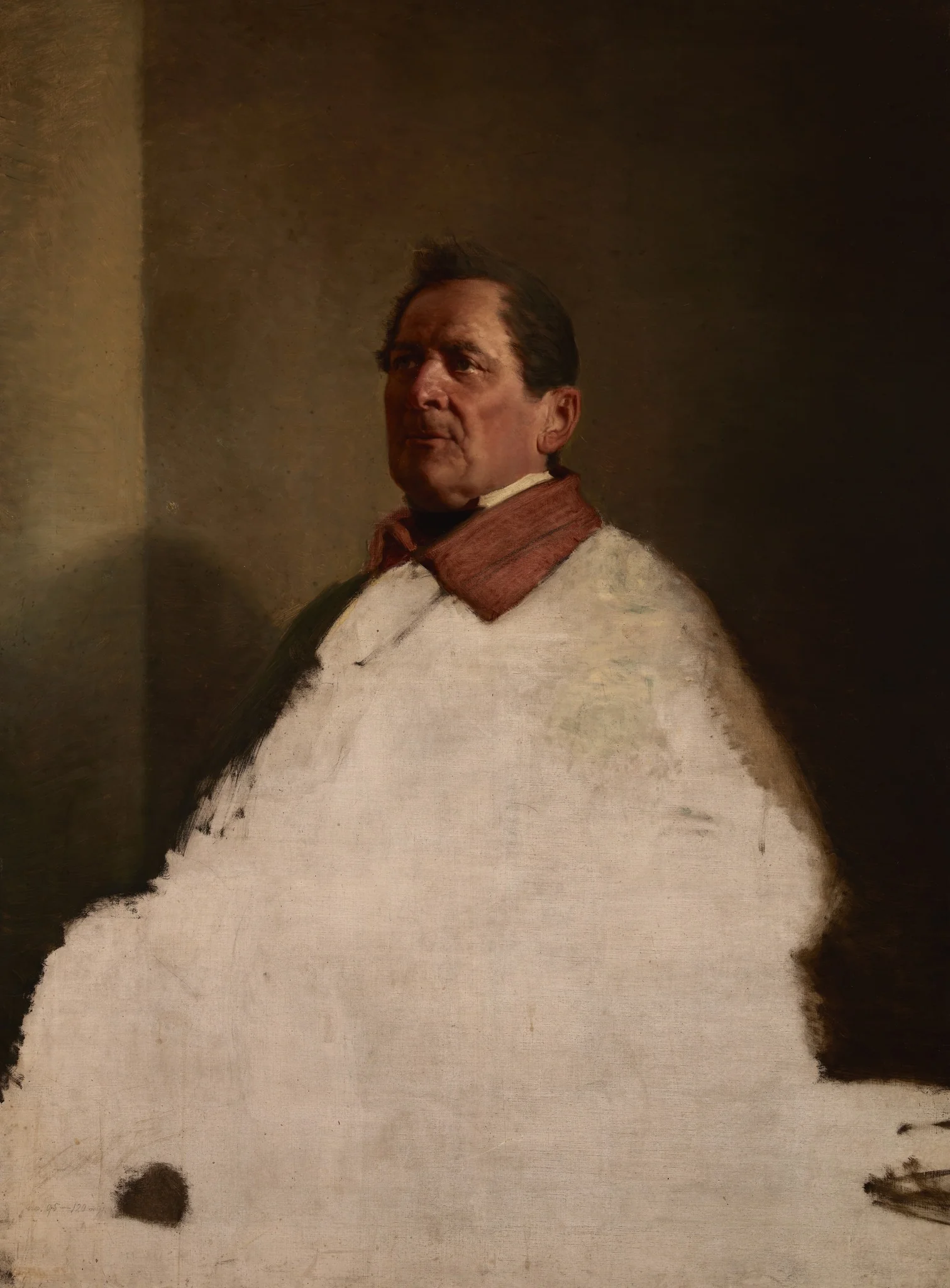 Portrait of Florian Sawiczewski, detail