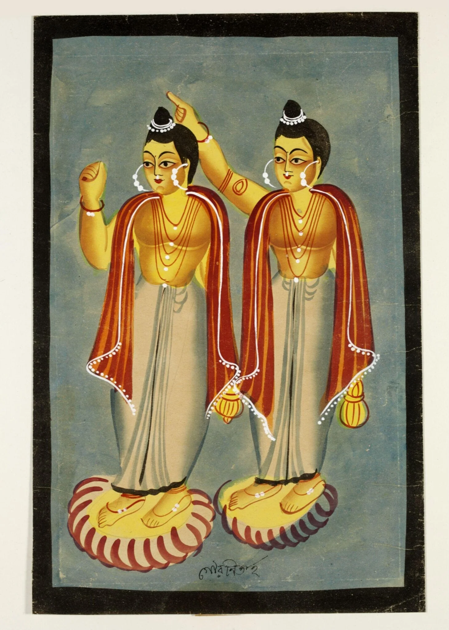 Gaur and Nitai, detail