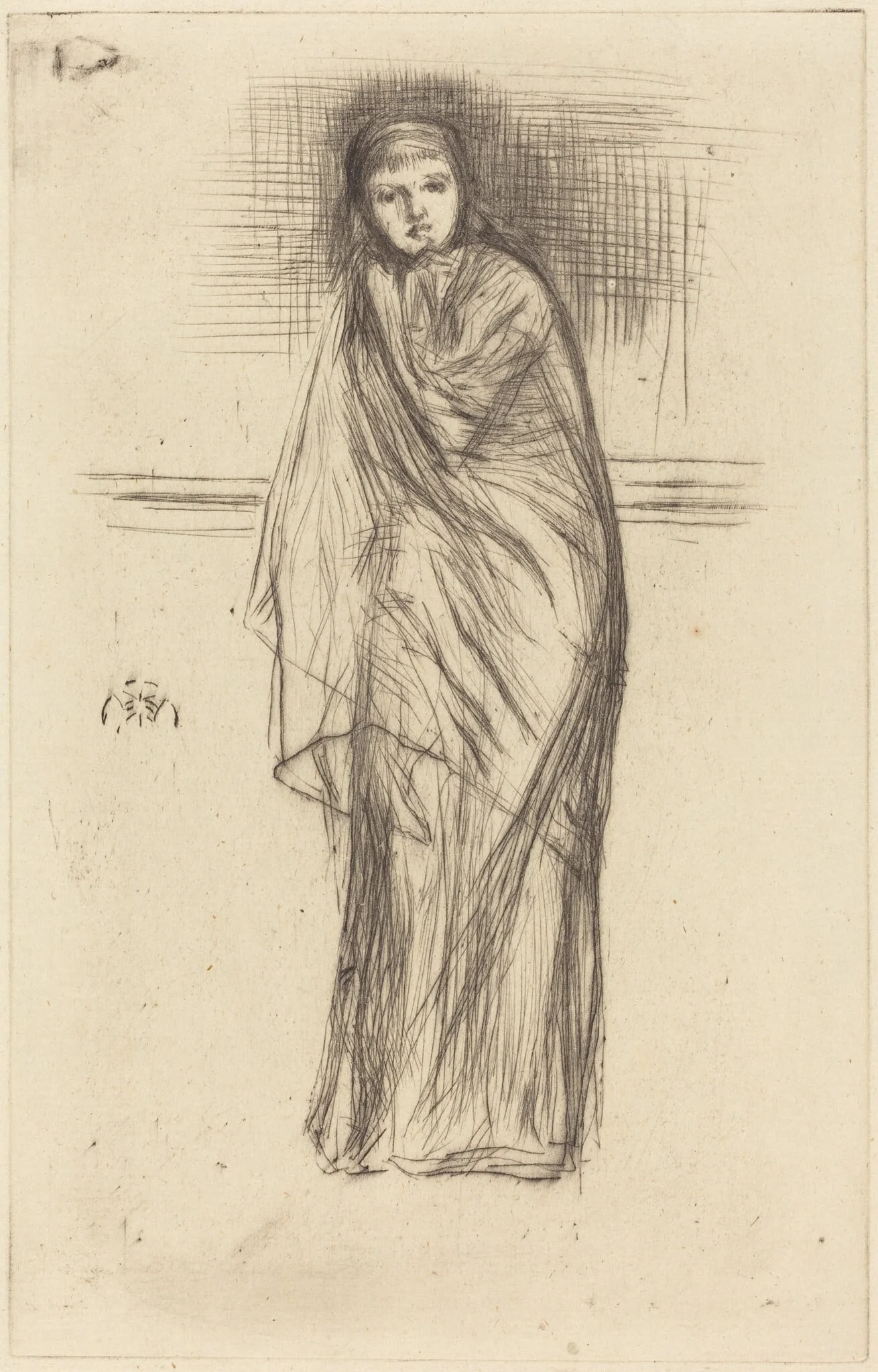 Draped Model, detail