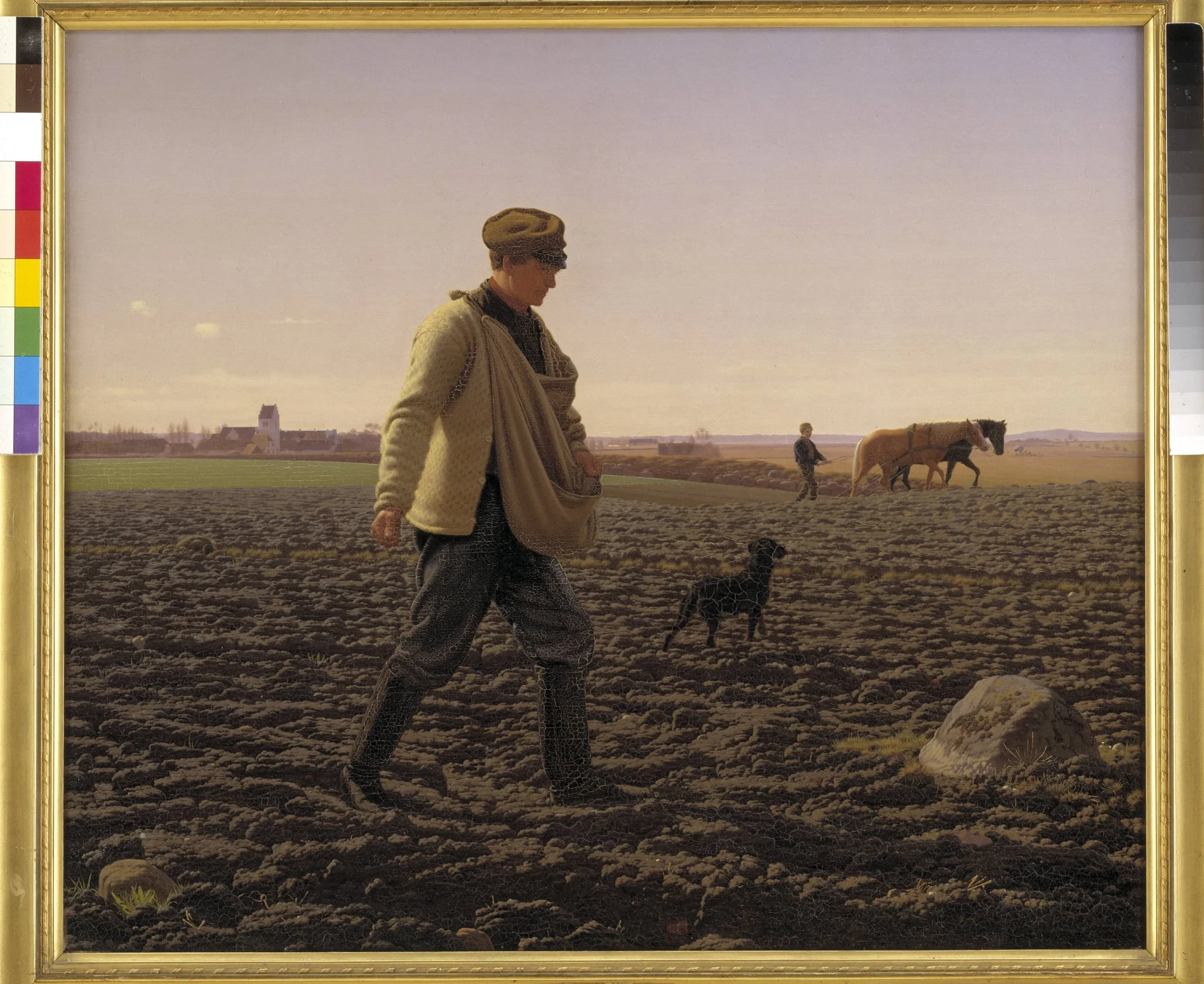 A Sower, detail