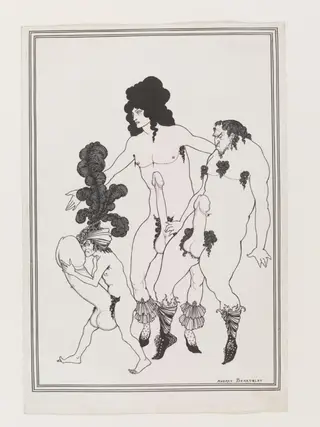 The Lacedaemonian Ambassadors, by Aubrey Vincent Beardsley, 1896