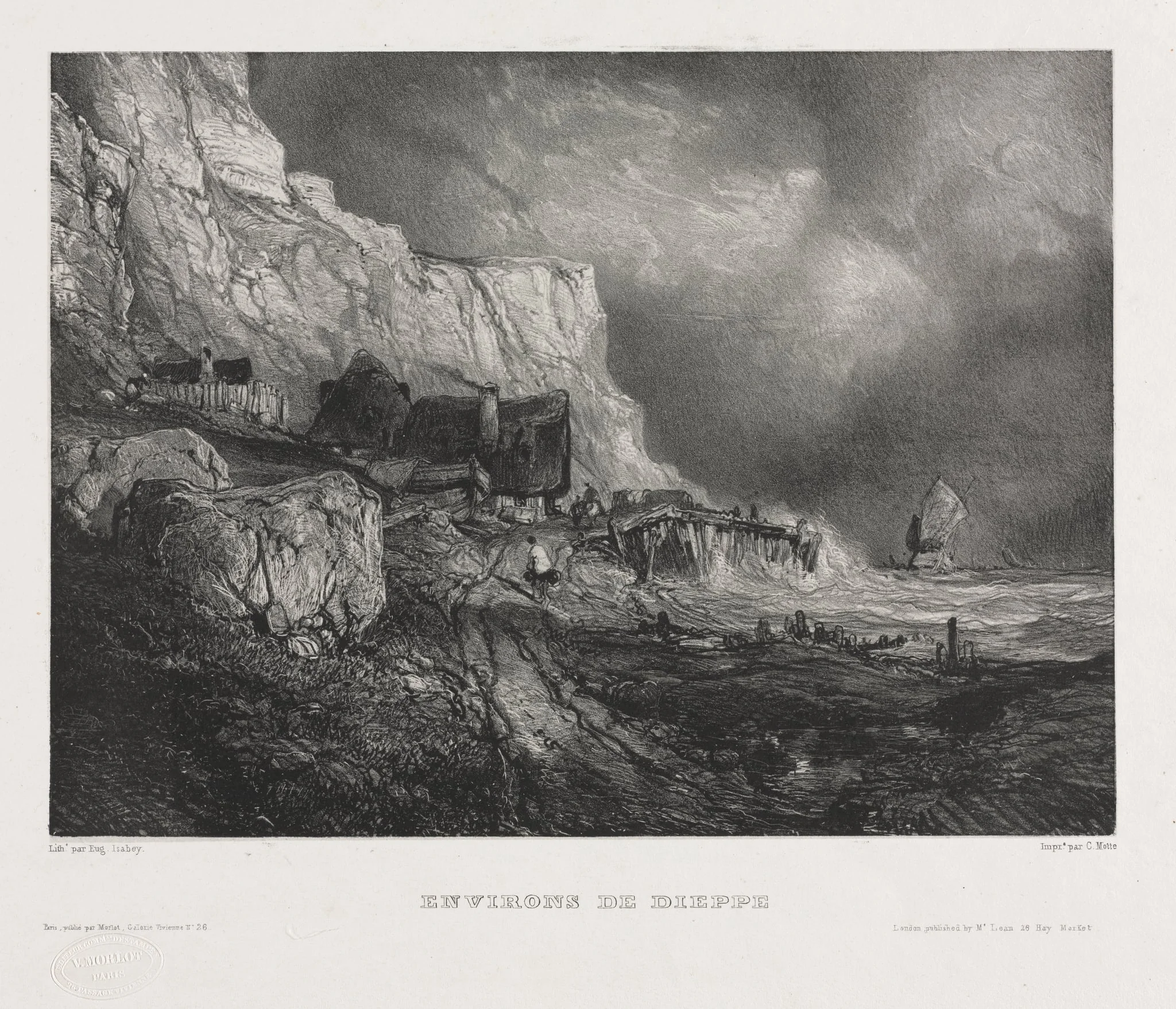 Six Marines: Environs of Dieppe, detail