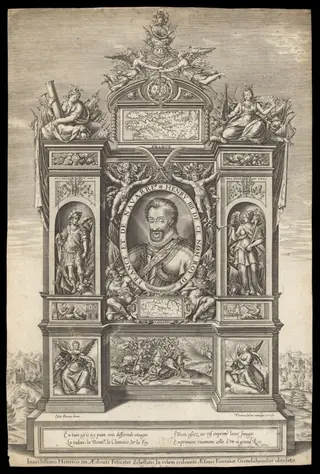 H Beard Print Collection, by Isaie Fournier, 1596