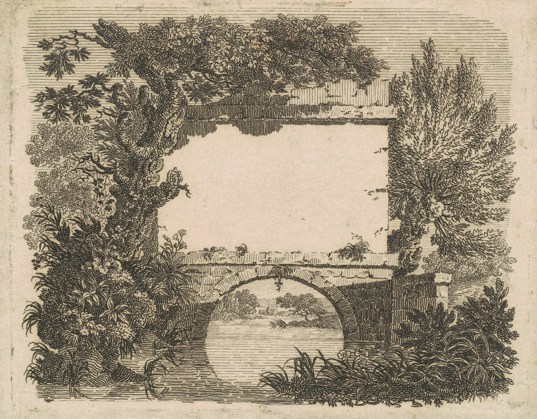 Trade Card of Pierre Mourgeon, detail