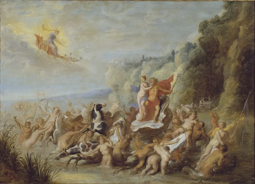 The Triumph of Neptune and Amphitrite, by Abraham van Diepenbeeck, oil