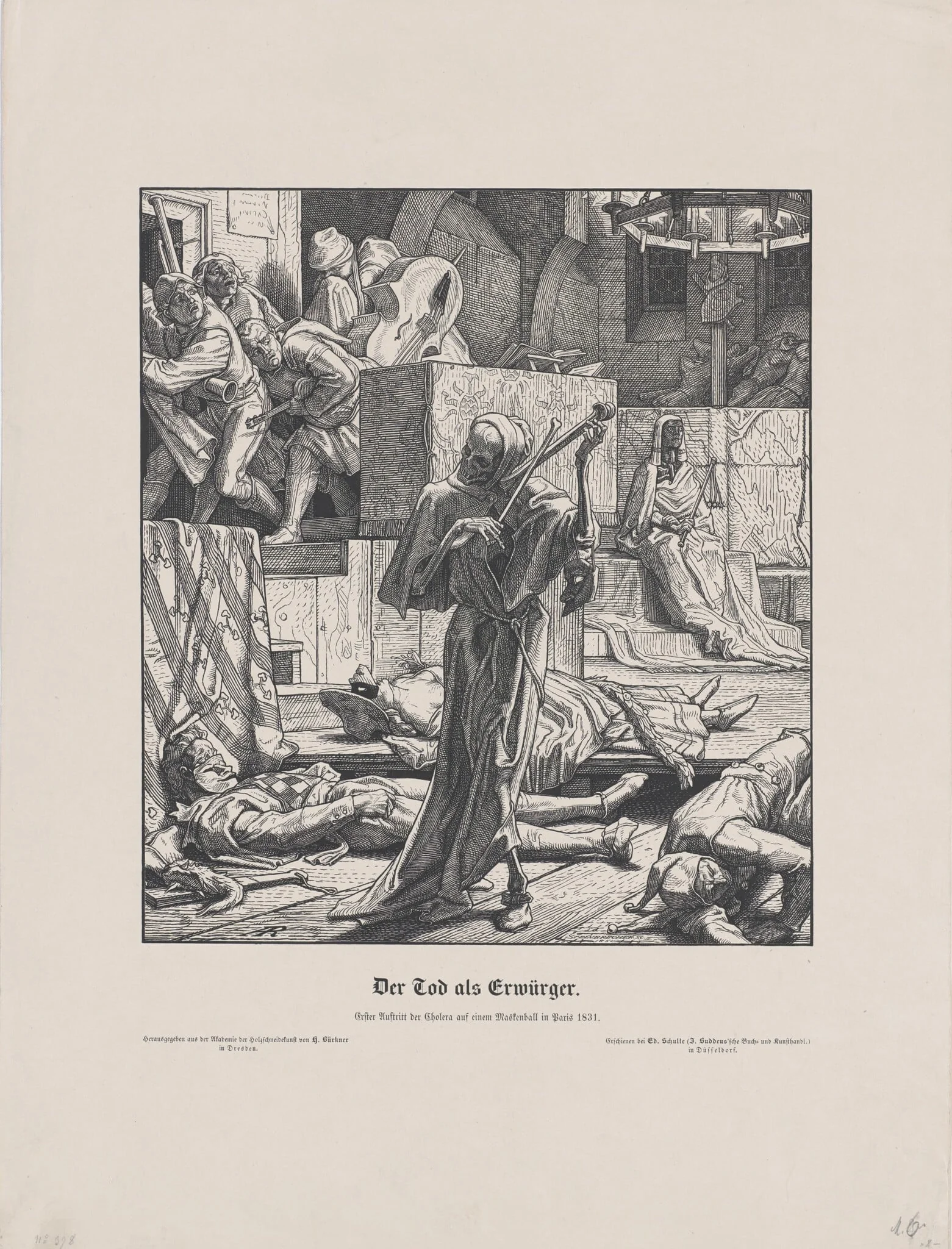 Der Tod als Freund (Death as a Friend), detail