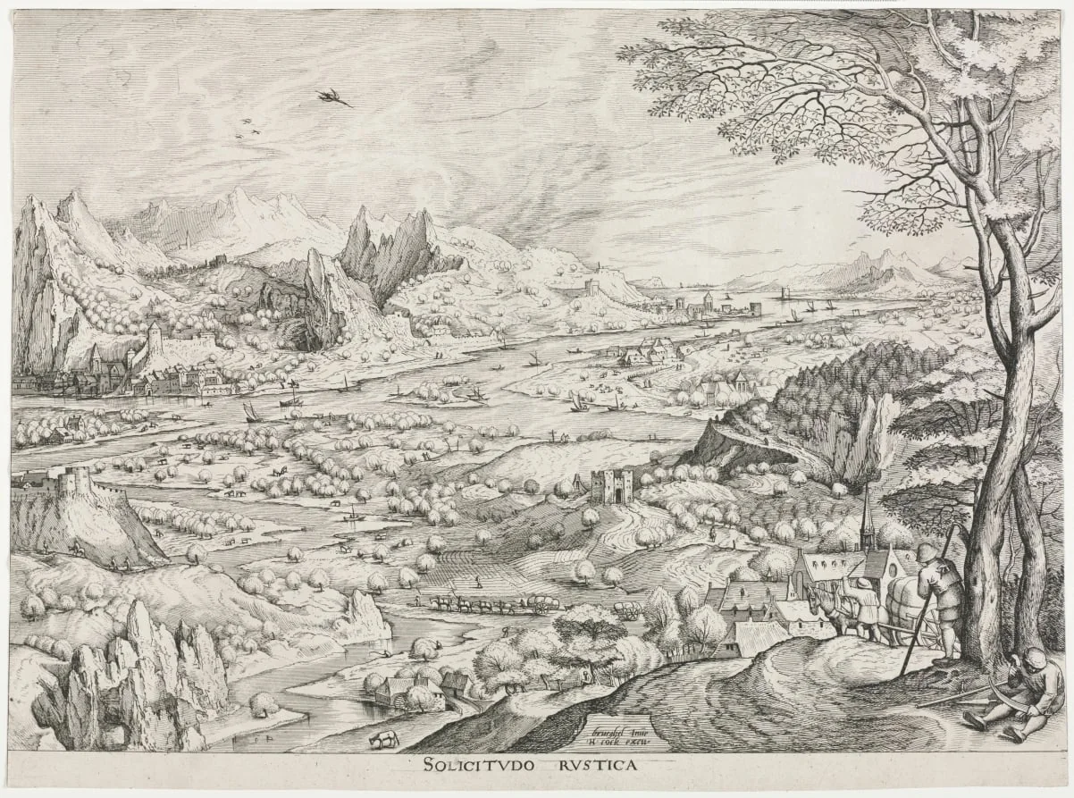 The Large Landscapes: Solicitudo Rustica, detail