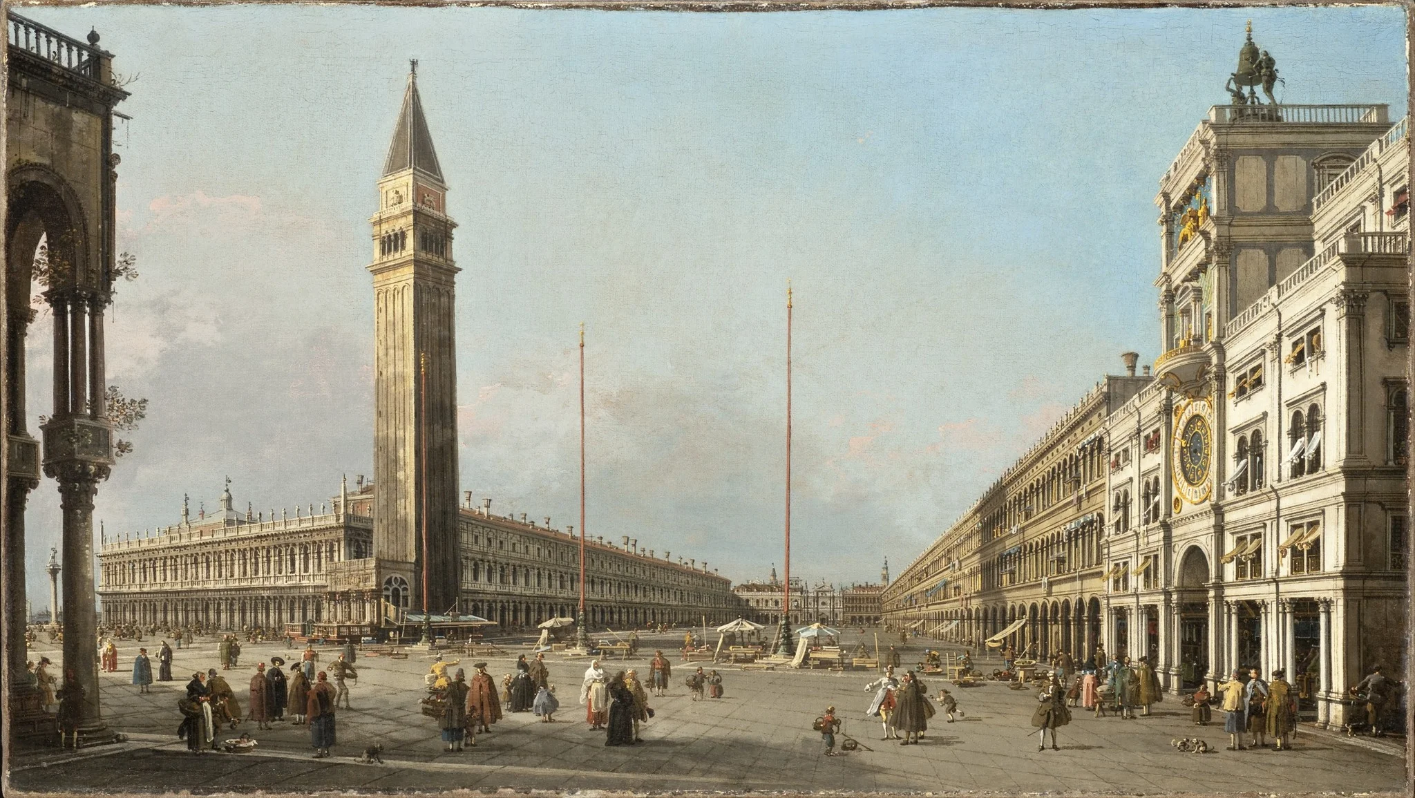 Piazza San Marco Looking South and West, detail