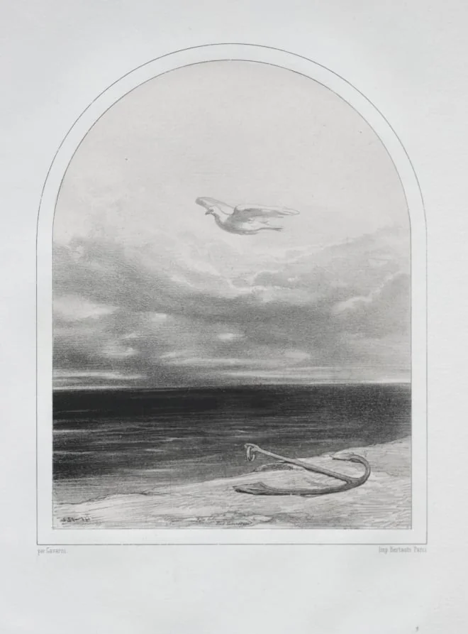 The White Dove, detail