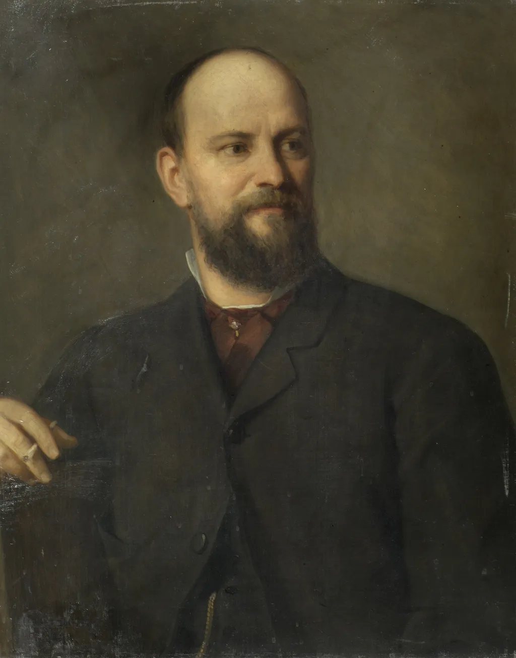 Der Maler Sigmund L´Allemand, by Christian Griepenkerl, oil, 1895