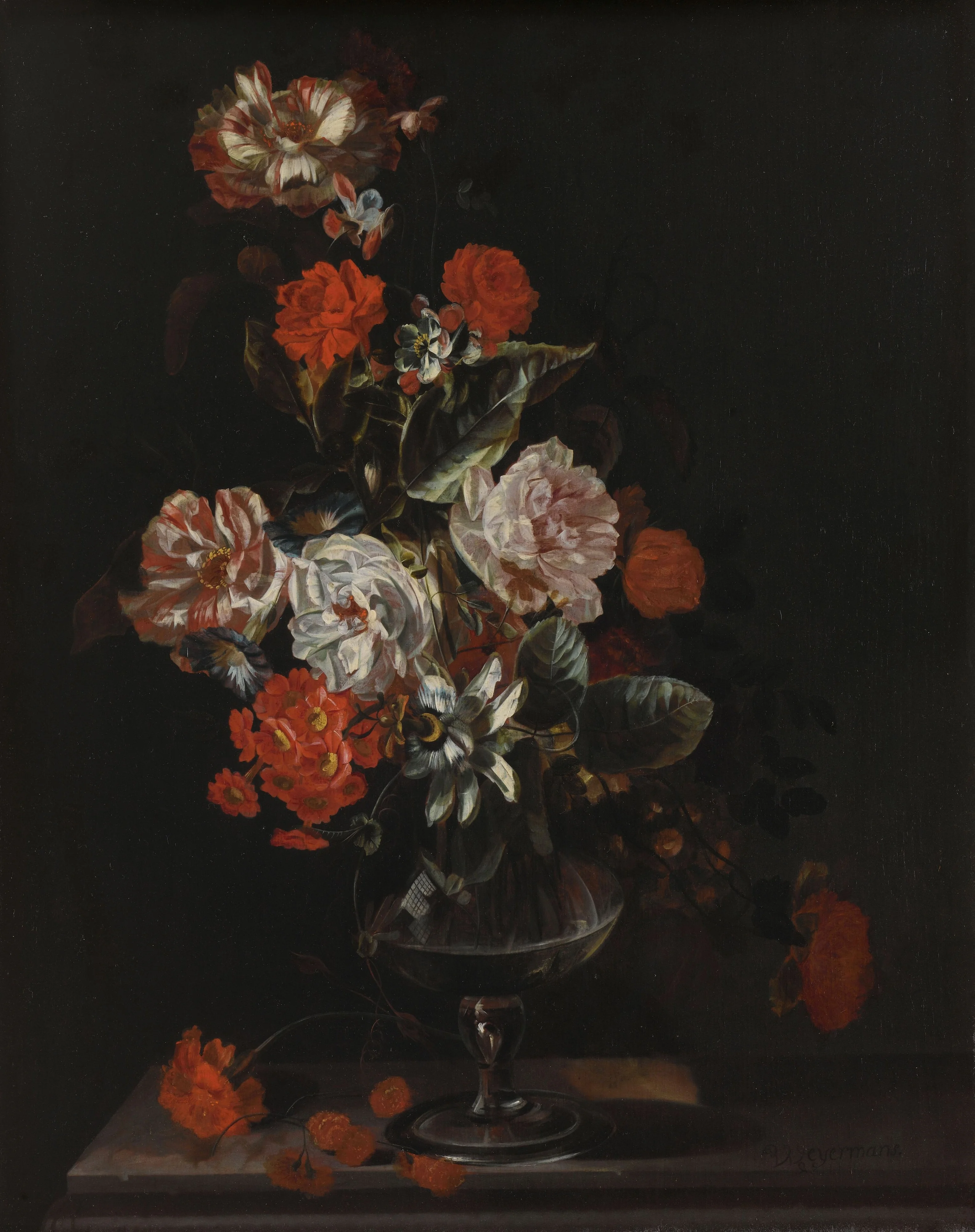Still Life with Flowers, detail