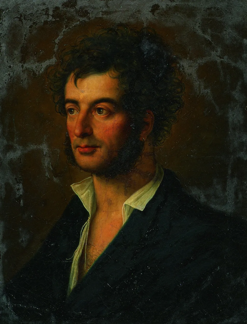 Self Portrait, by Karl Russ, oil, 1813
