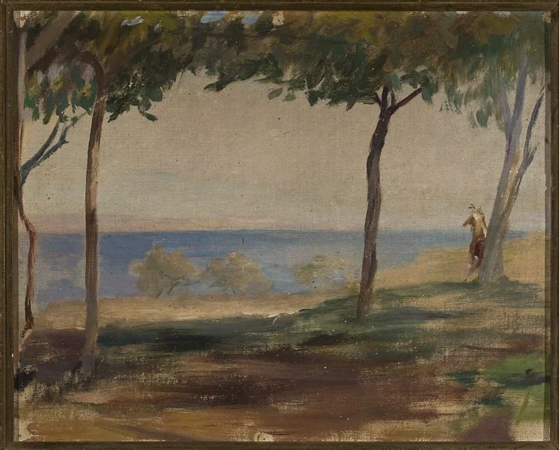 View of Asia Minor. From the journey to Constantinople, detail