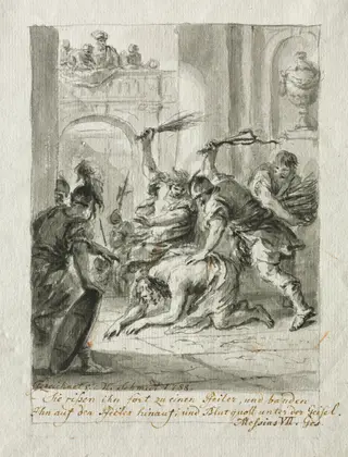The Flagellation, by Martin Johann Schmidt, 1788