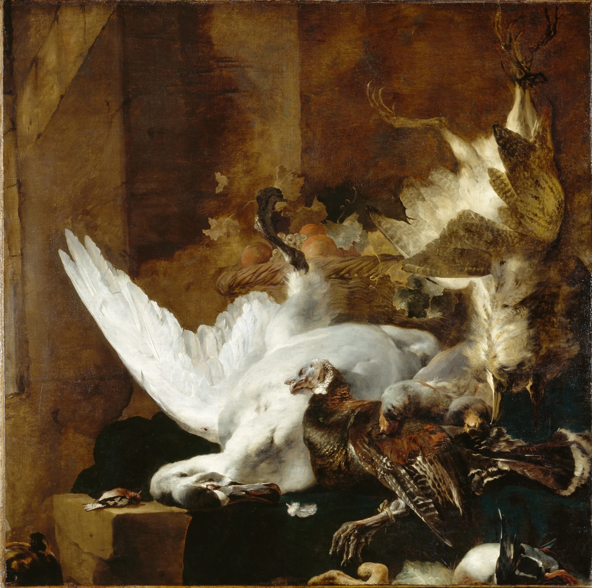 Still Life with a Dead Swan, detail
