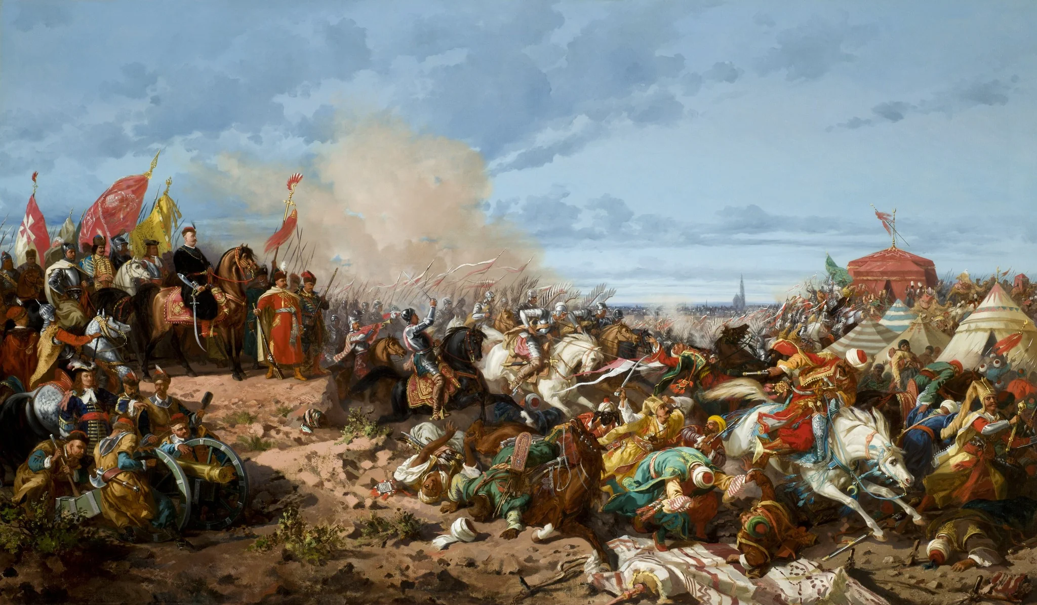 Sobieski at Vienna, detail