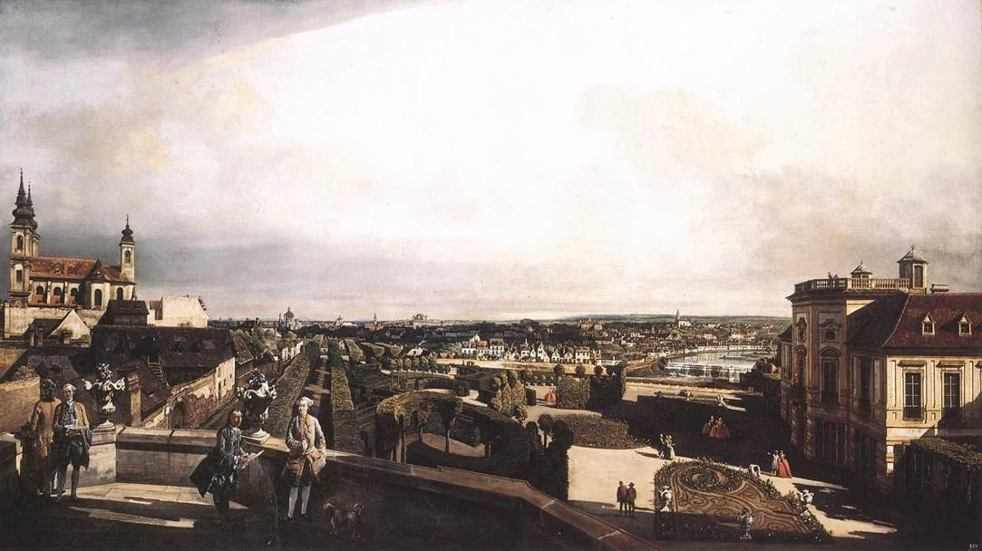 The Kaunitz Palace and Garden in Vienna, detail