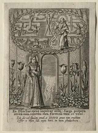 Come into my garden, my sister, my wife, by Carel Collaert, 1604