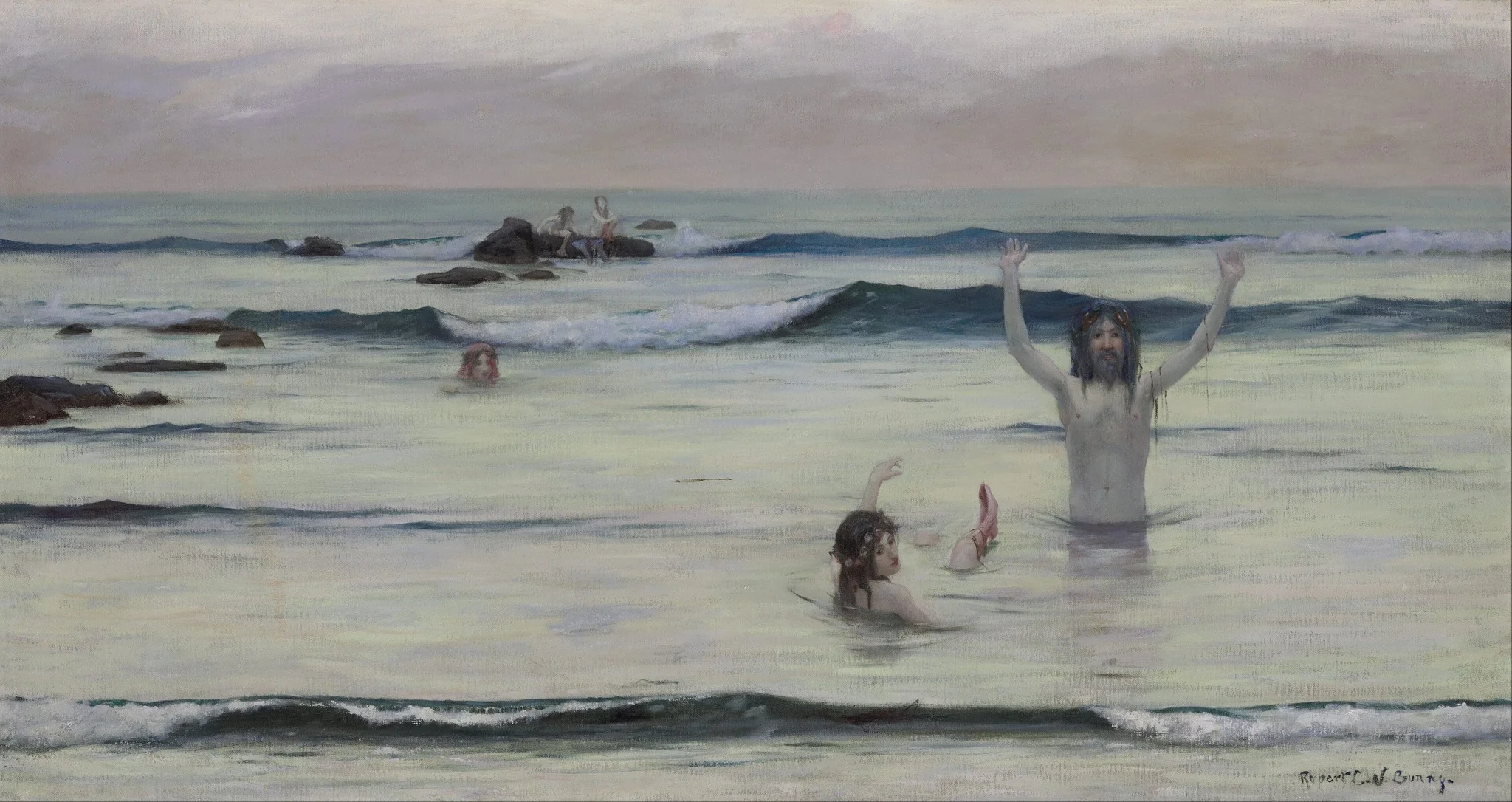Tritons, detail