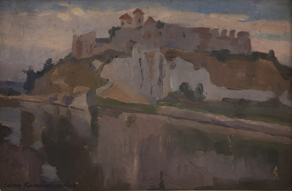 View of Tyniec, by Jerzy Karszniewicz, unspecified, 1905