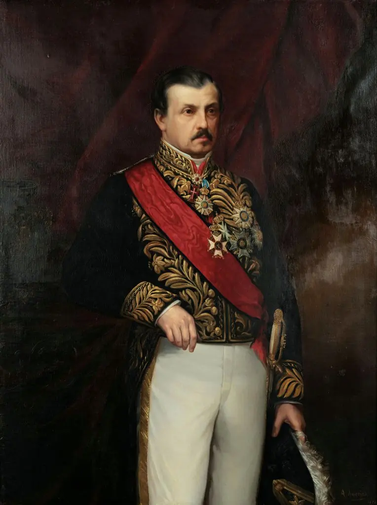 Portrait of the Viscount of Santo Amaro, by Pedro Américo, oil, 1890