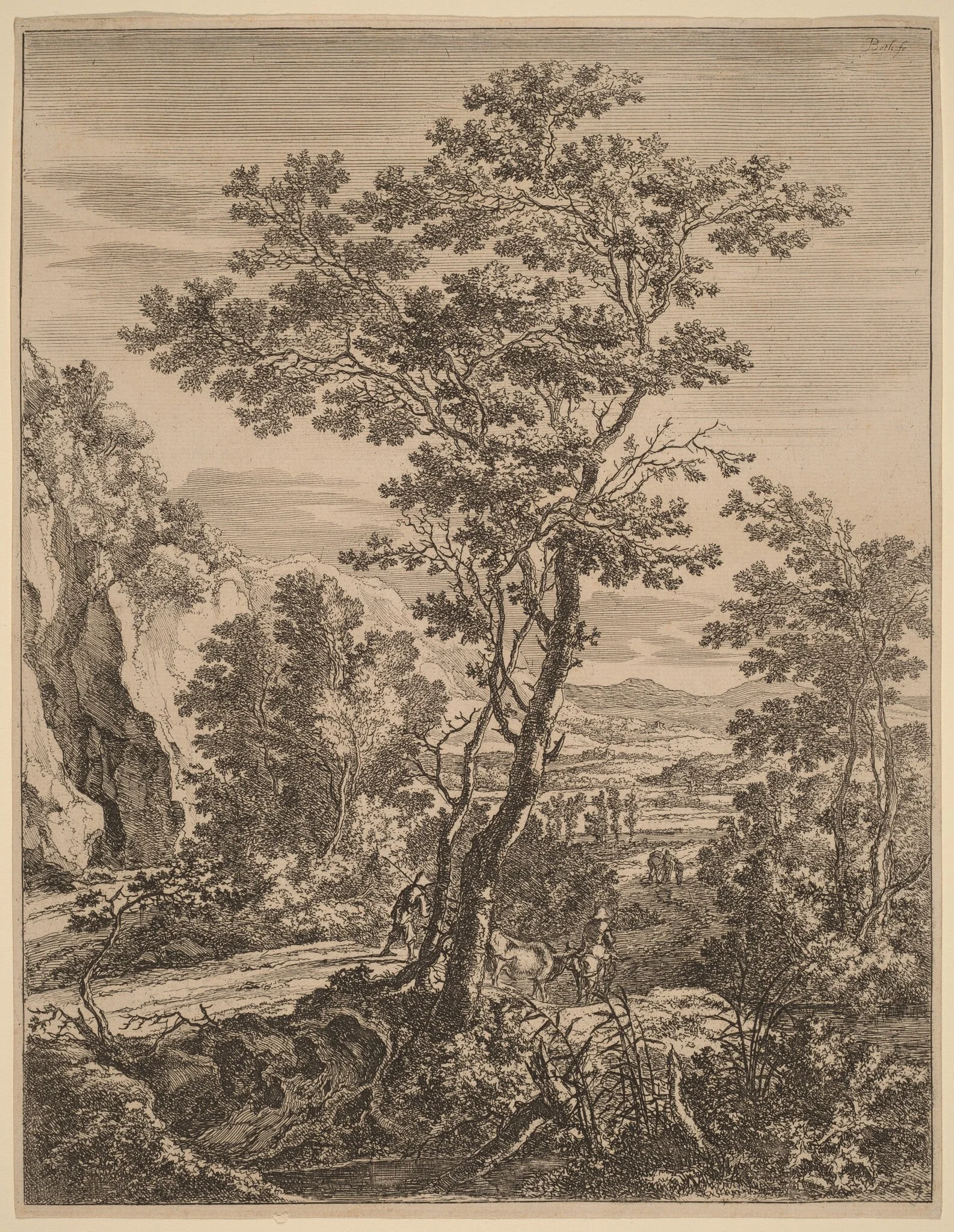 The Large Tree, detail