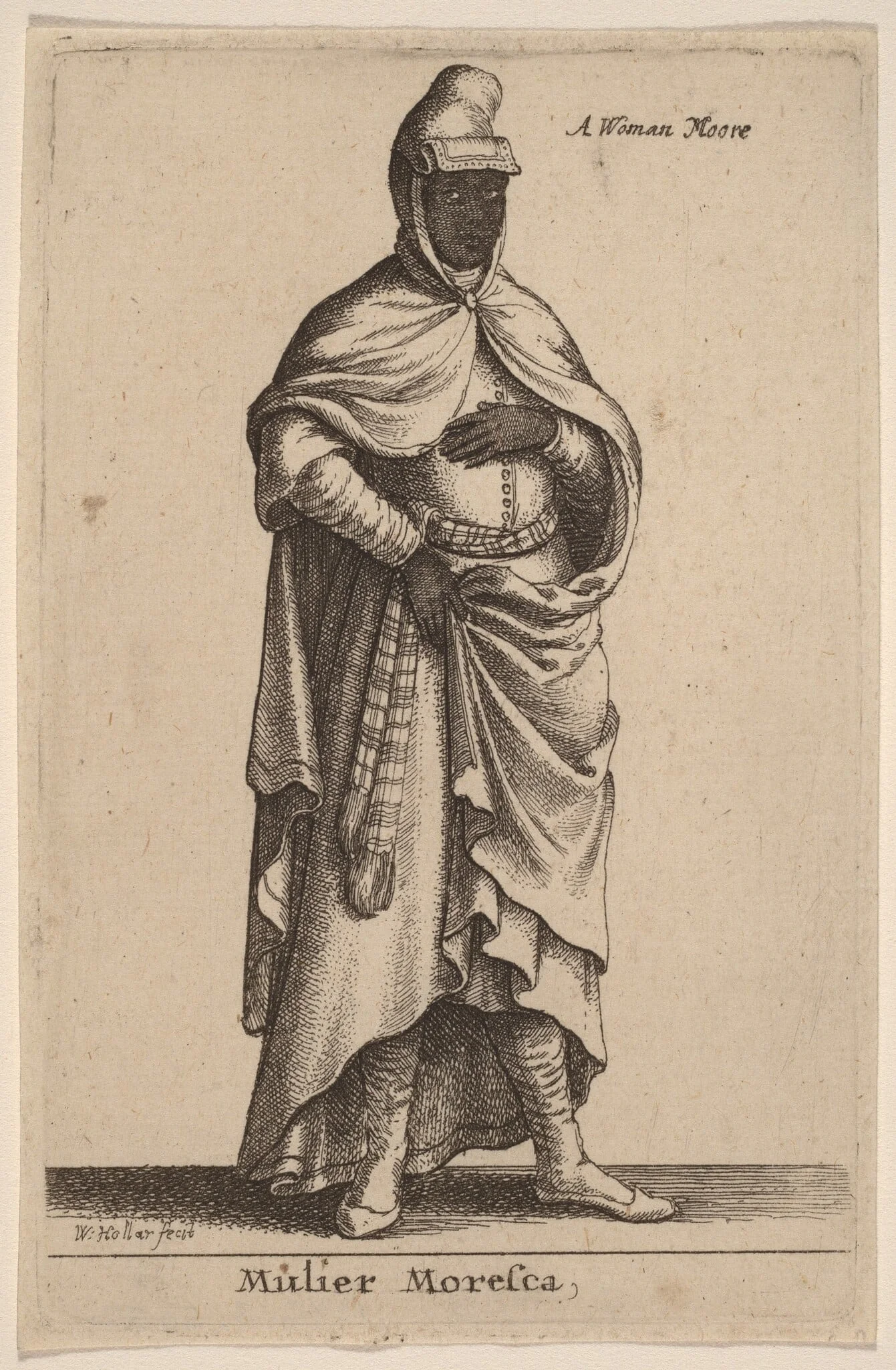 Mulier Moresca, detail