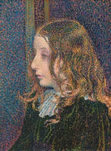 Denise Maréchal, by Théo van Rysselberghe, oil, 1894