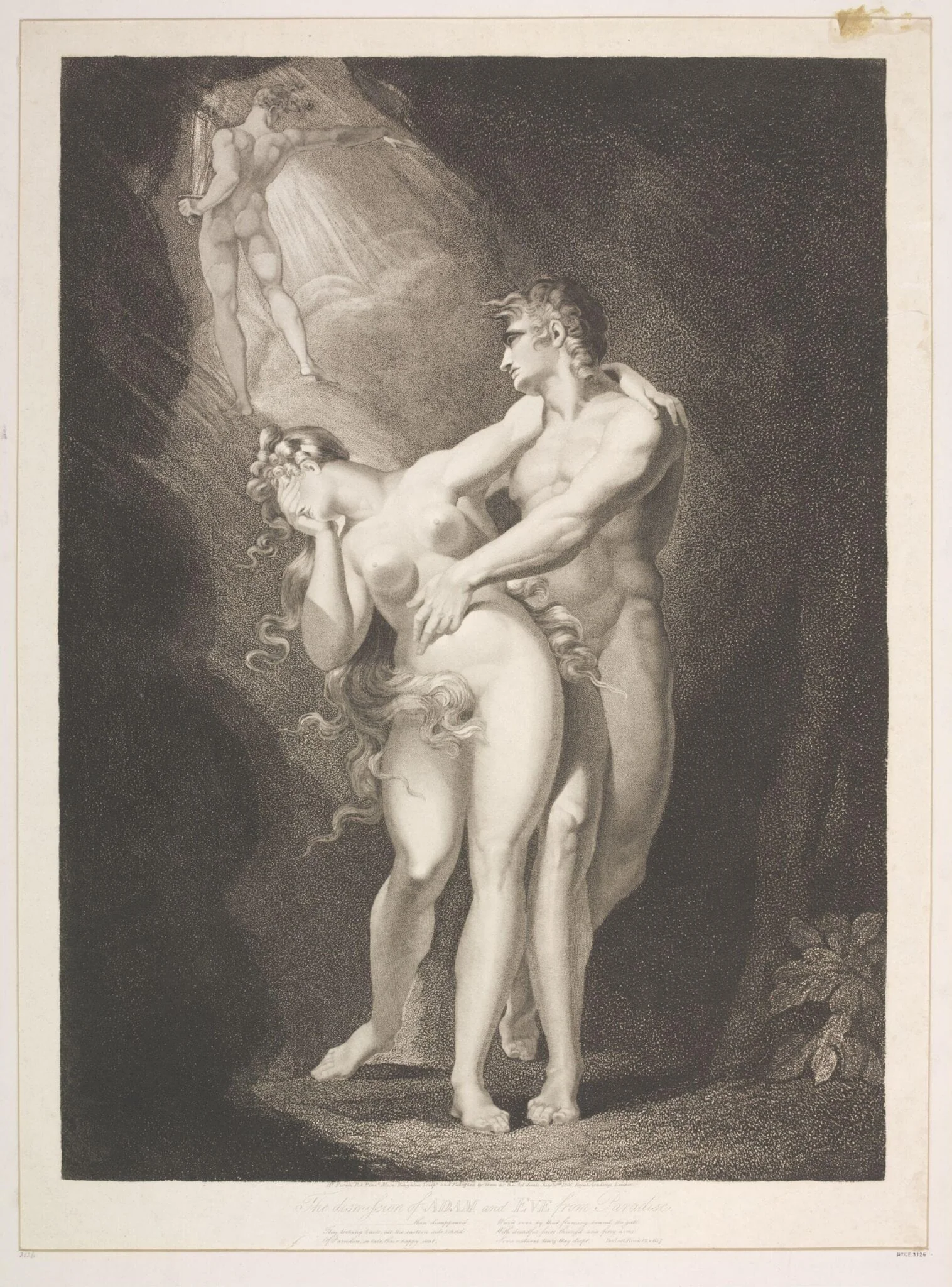 The Dimission of Adan and Eve, detail