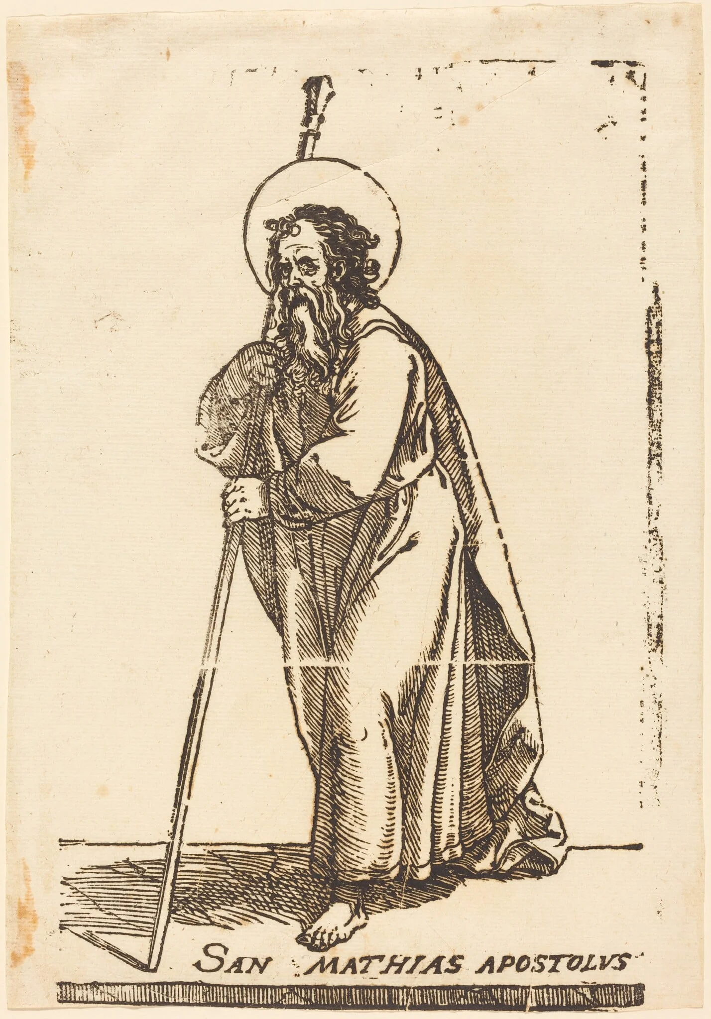 Saint Matthias, detail