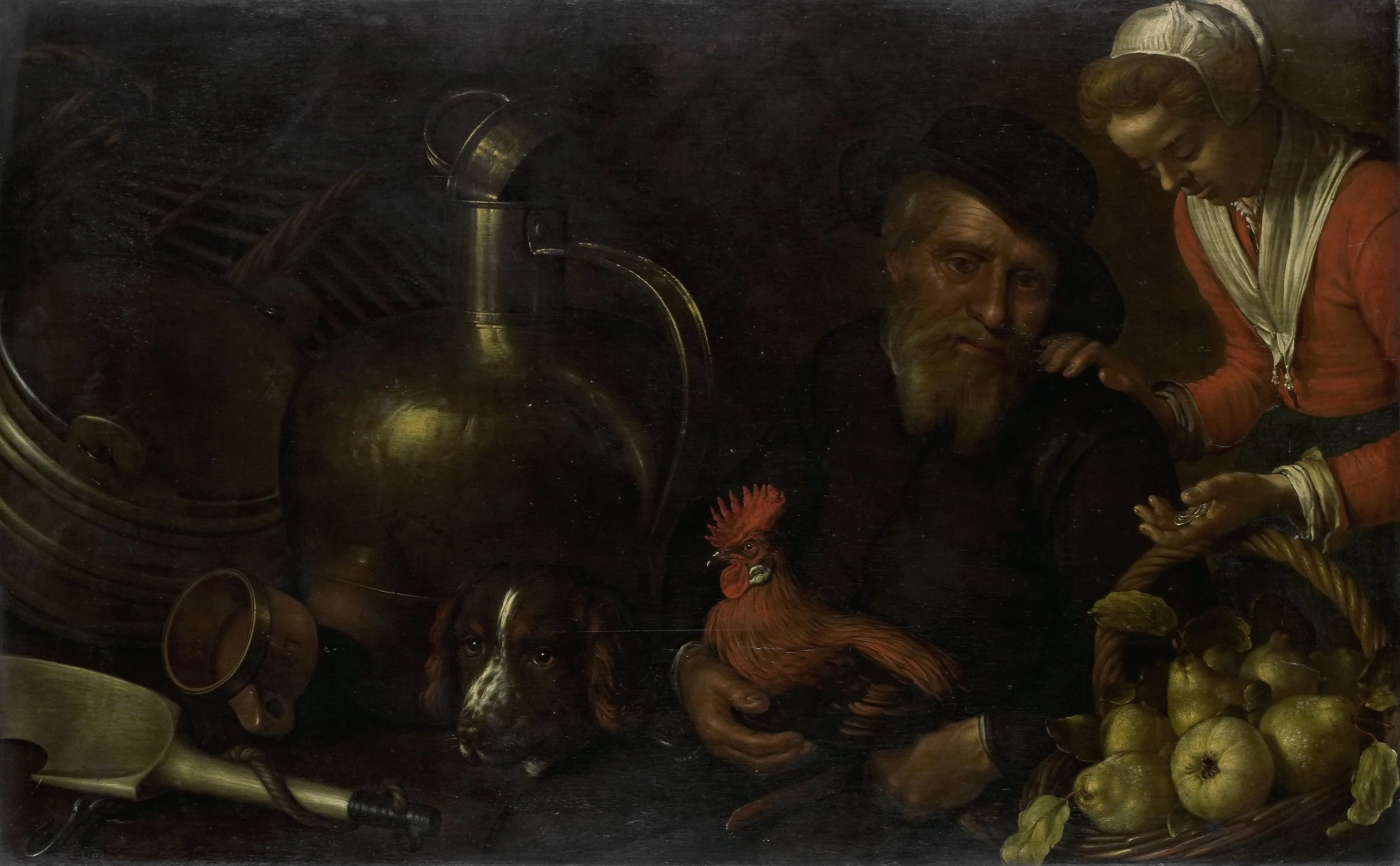 Poultry Merchant, detail
