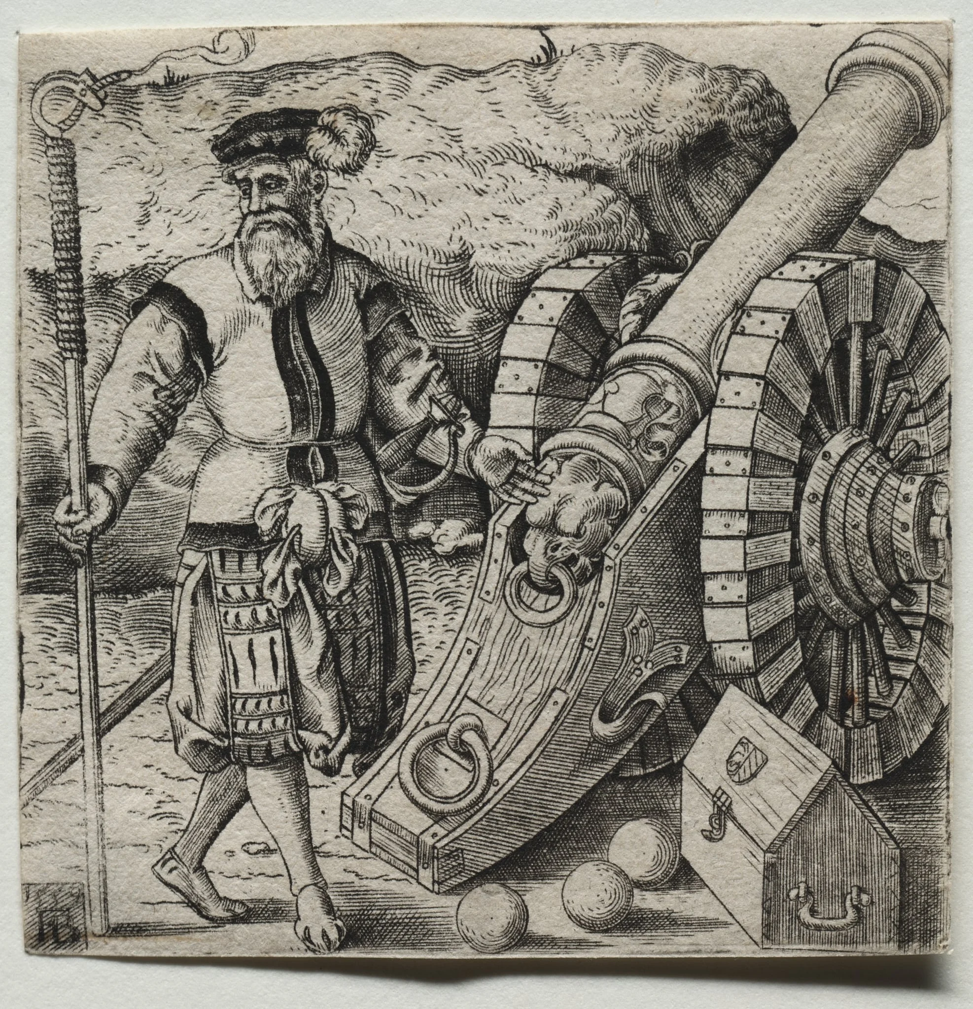 The Gunner, detail