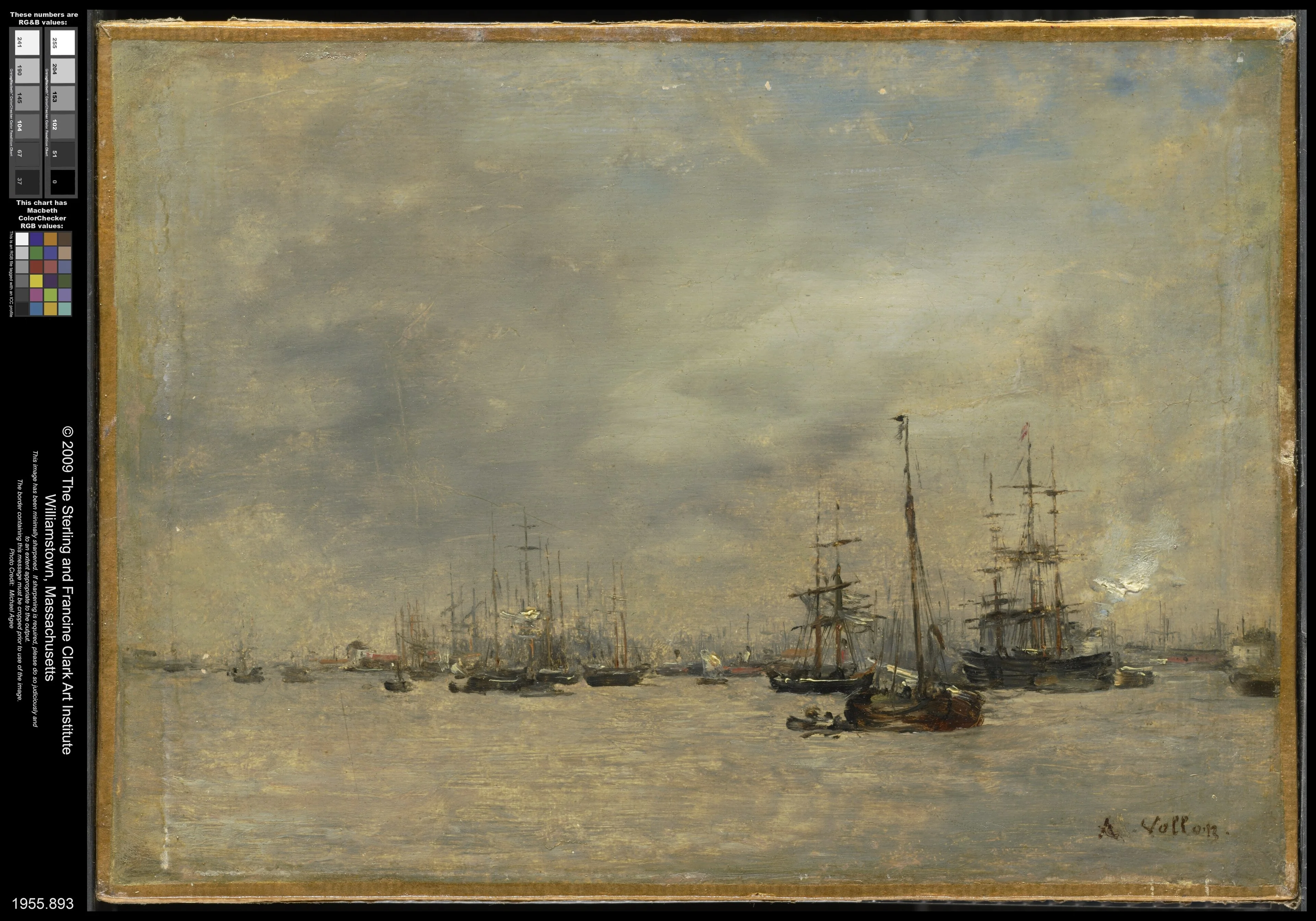 Harbor Scene, detail