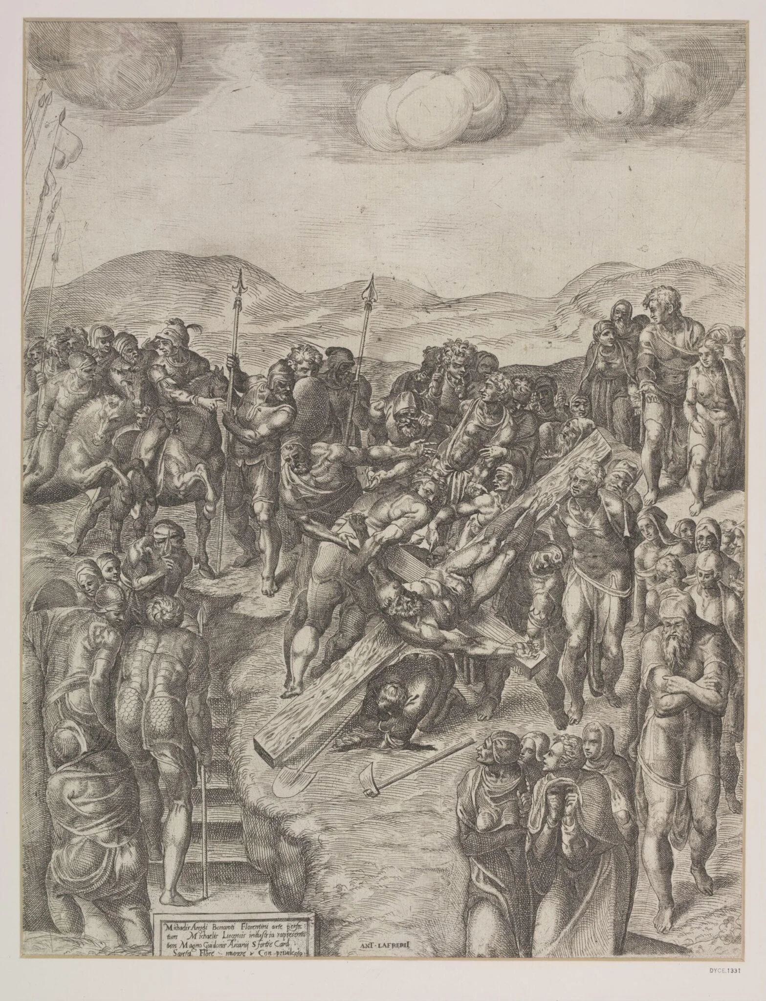 Martyrdom of St. Peter, detail
