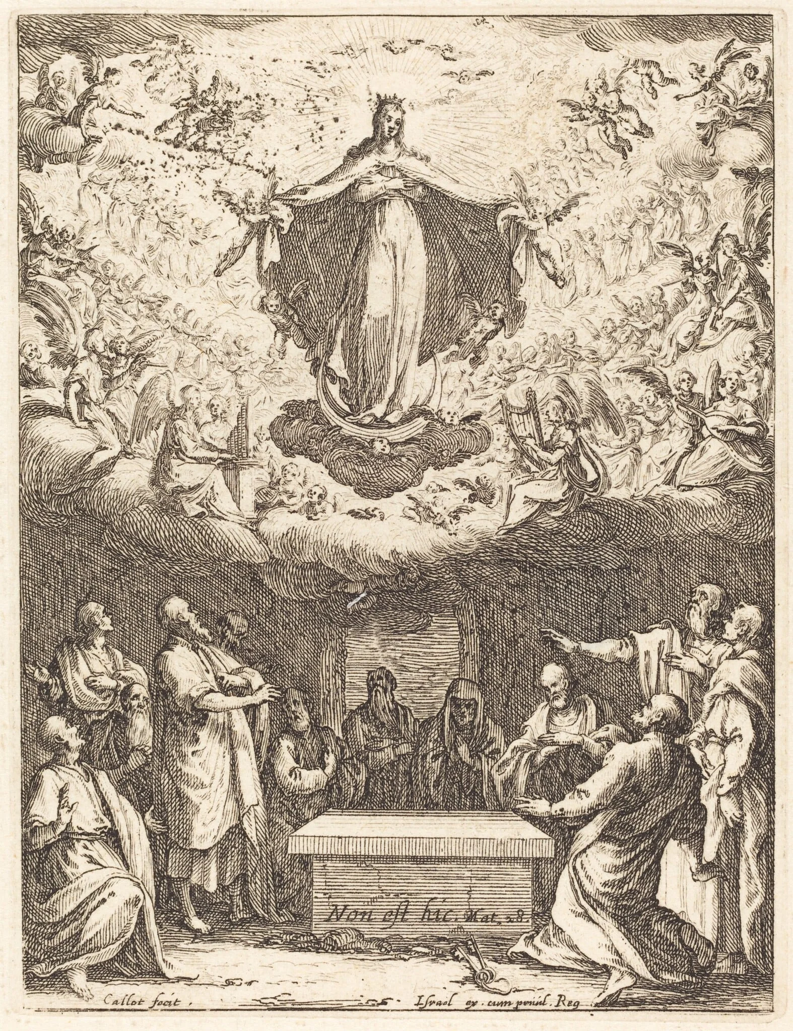 The Assumption of the Virgin, detail