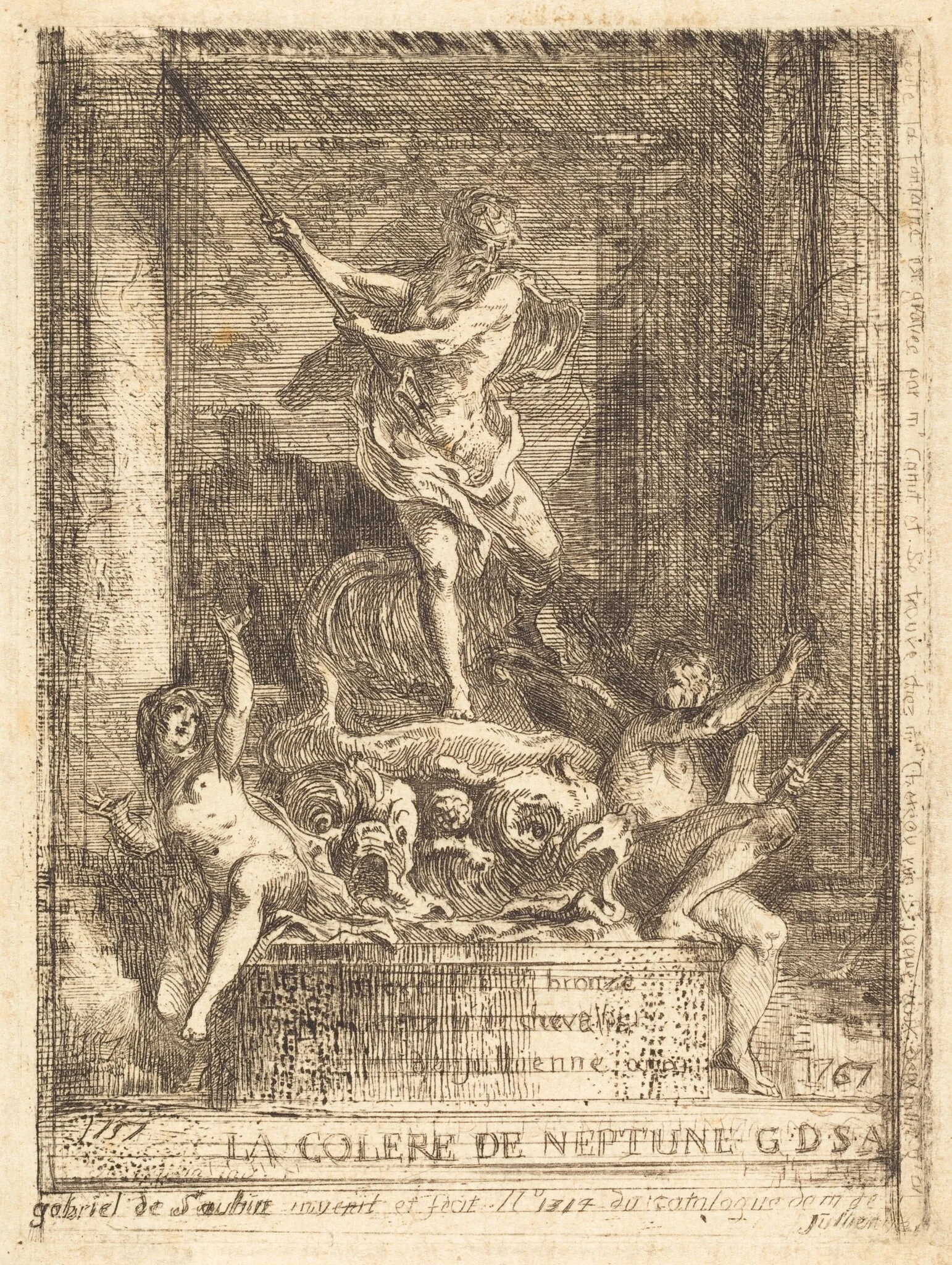 La Colère de Neptune (The Wrath of Neptune), detail