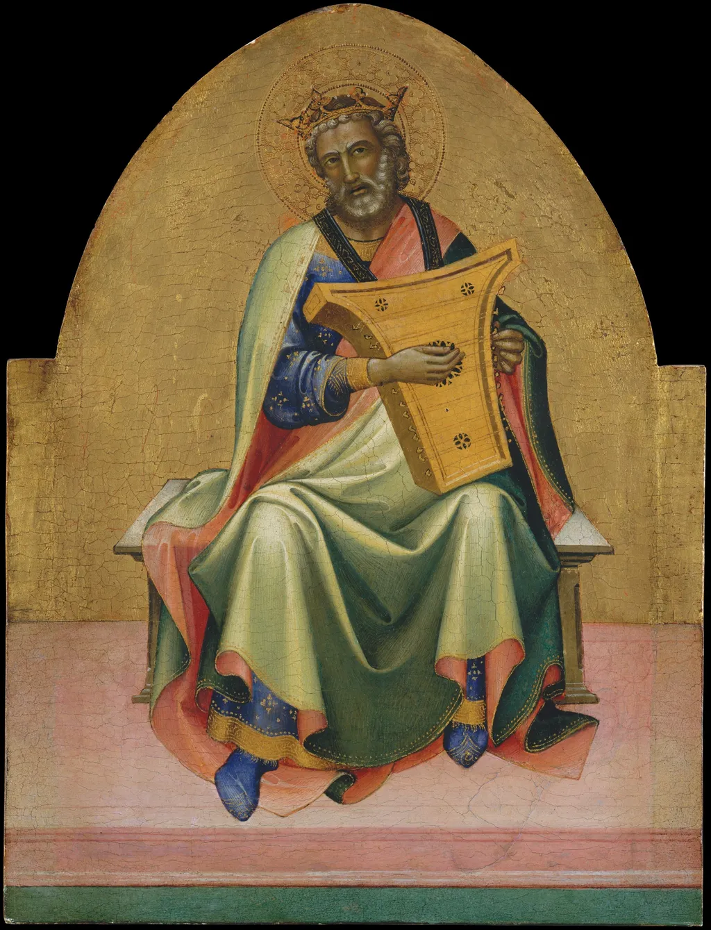 David, by Lorenzo Monaco, tempera, 1408