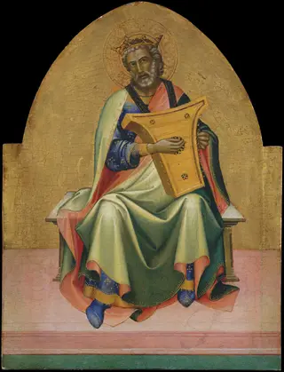 David, by Lorenzo Monaco, tempera, 1408
