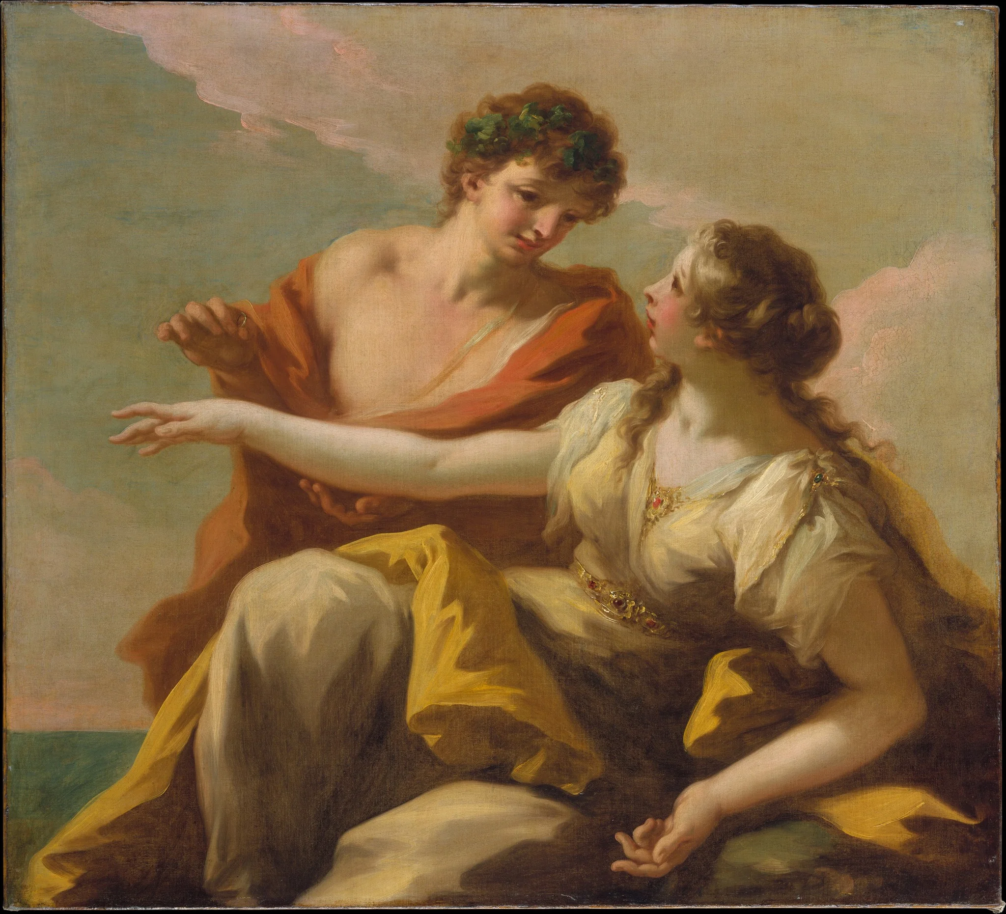 Bacchus and Ariadne, detail