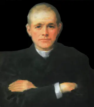 Portrait of Reverend P.S. Dineen (1860-1934), Lexicographer, by John Butler Yeats, oil, 1905