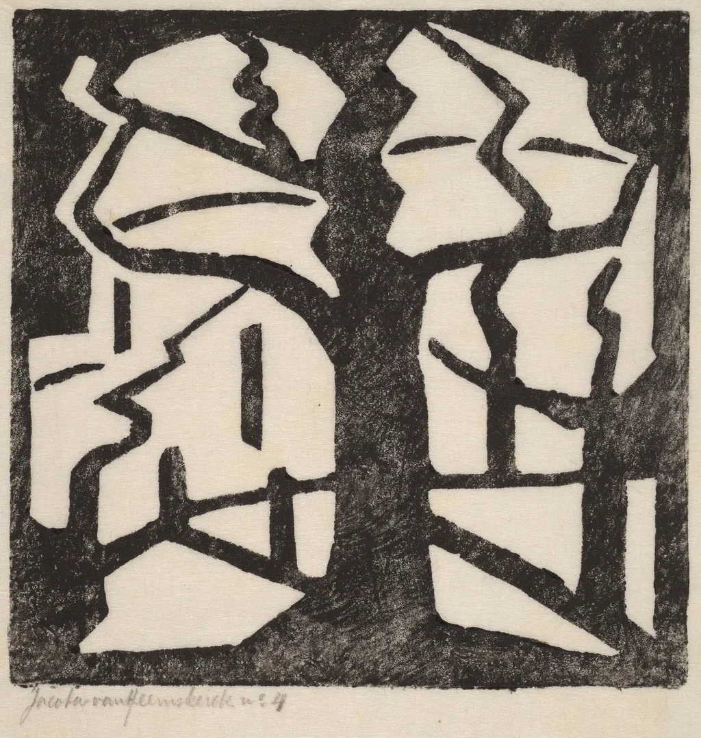 Tree, by Jacoba van Heemskerck van Beest, ink, 1915