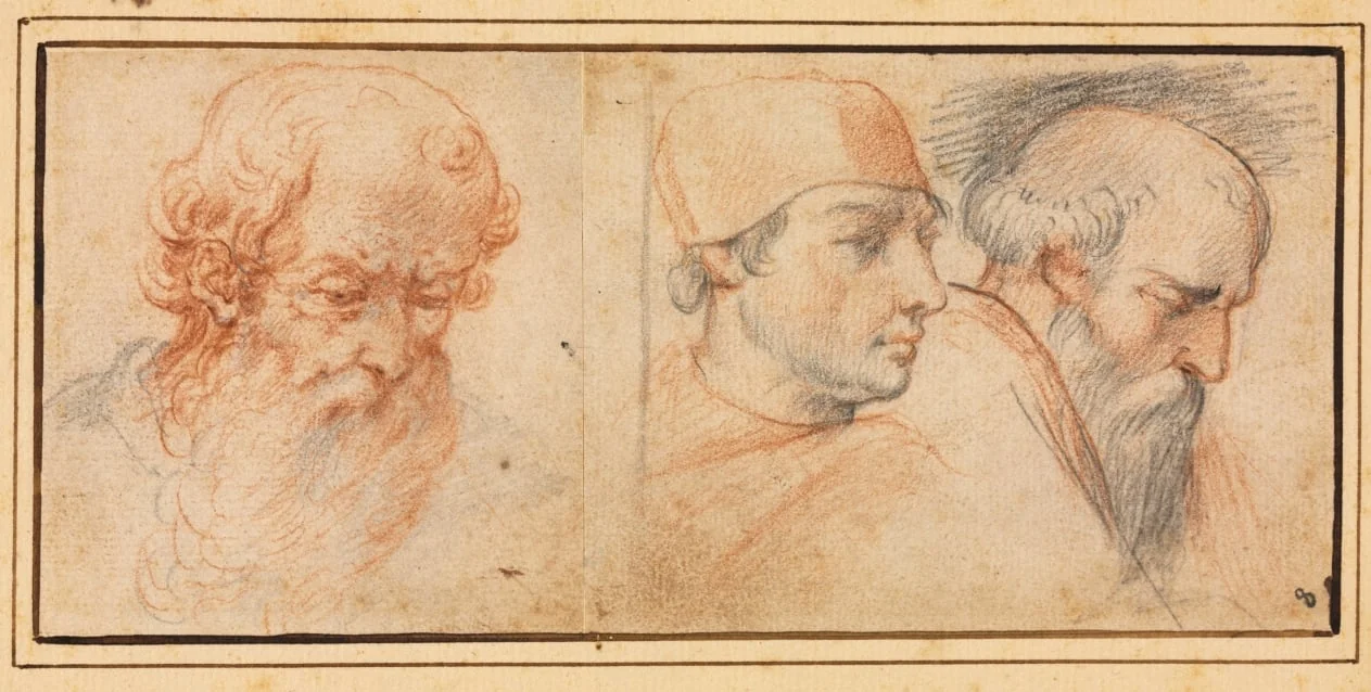 Three Head Studies, detail