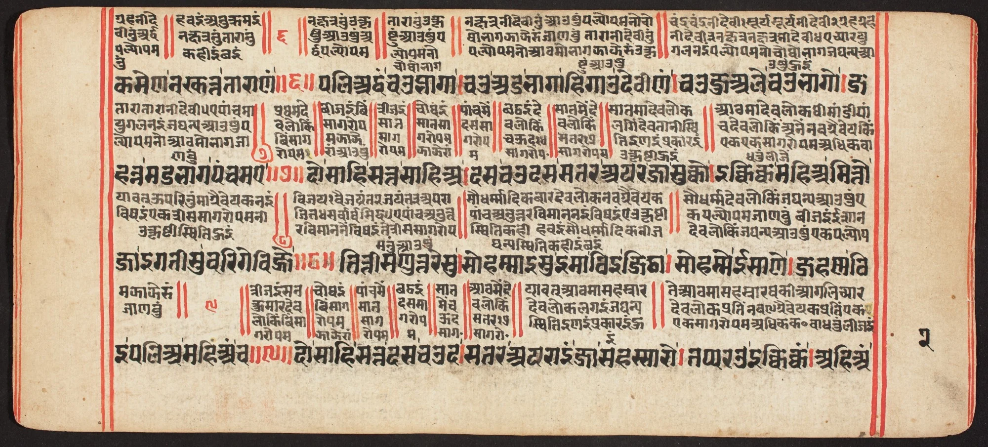 Tantric Manuscript, "Sangrahani Sutra", detail