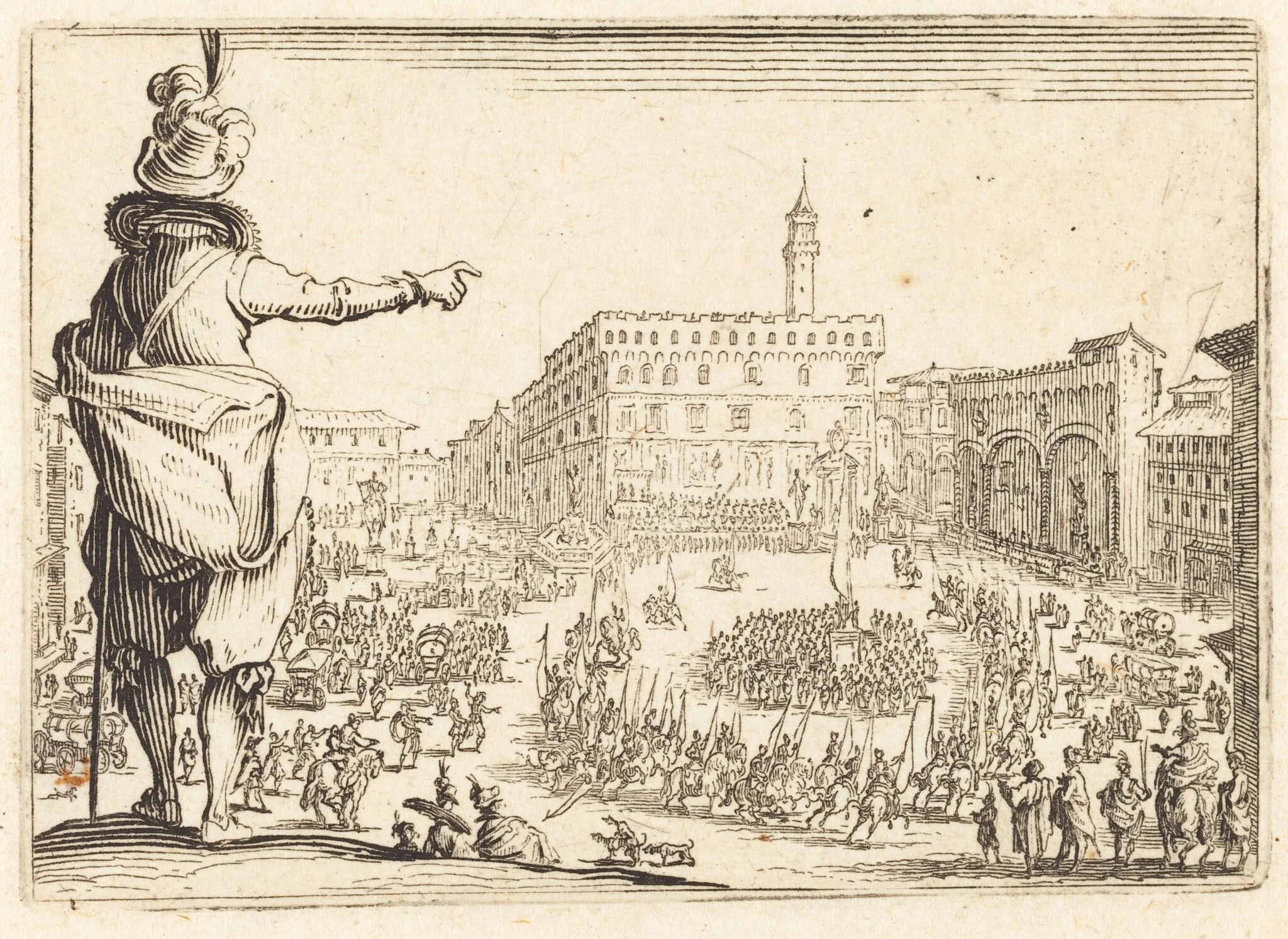 Piazza della Signoria, Florence, detail