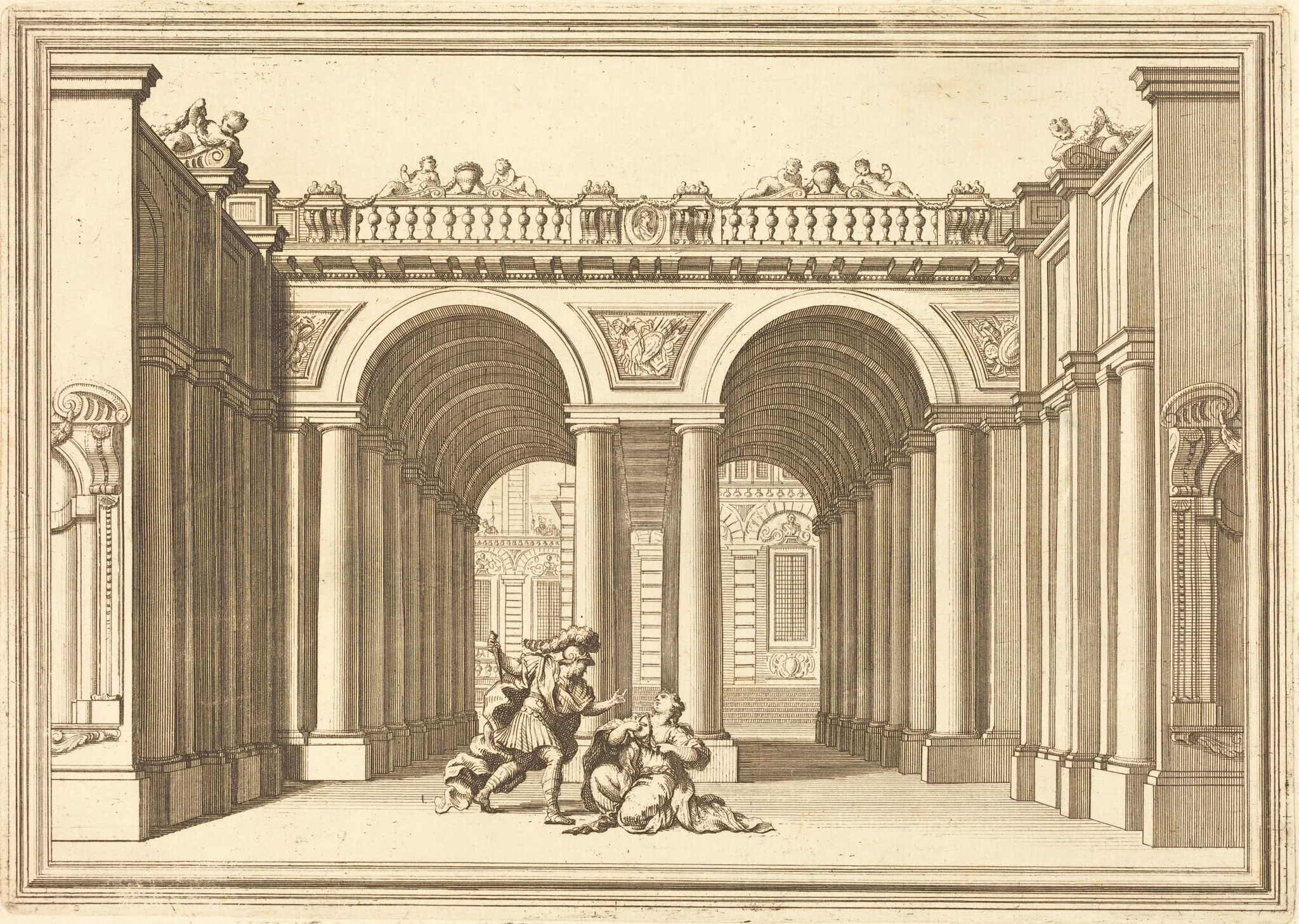 Il Greco in Troia: Plate 9, detail