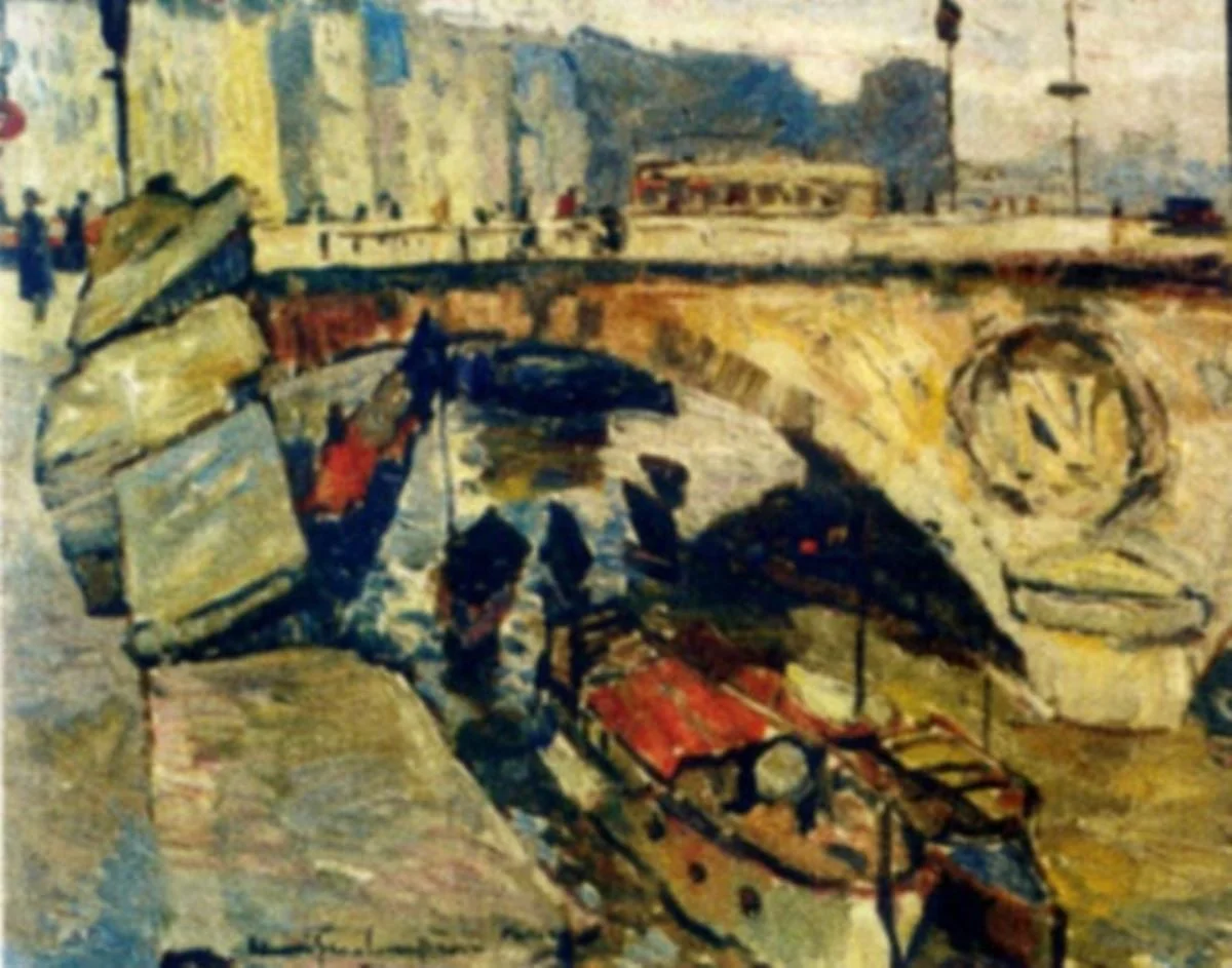 Peisaj din Paris, detail