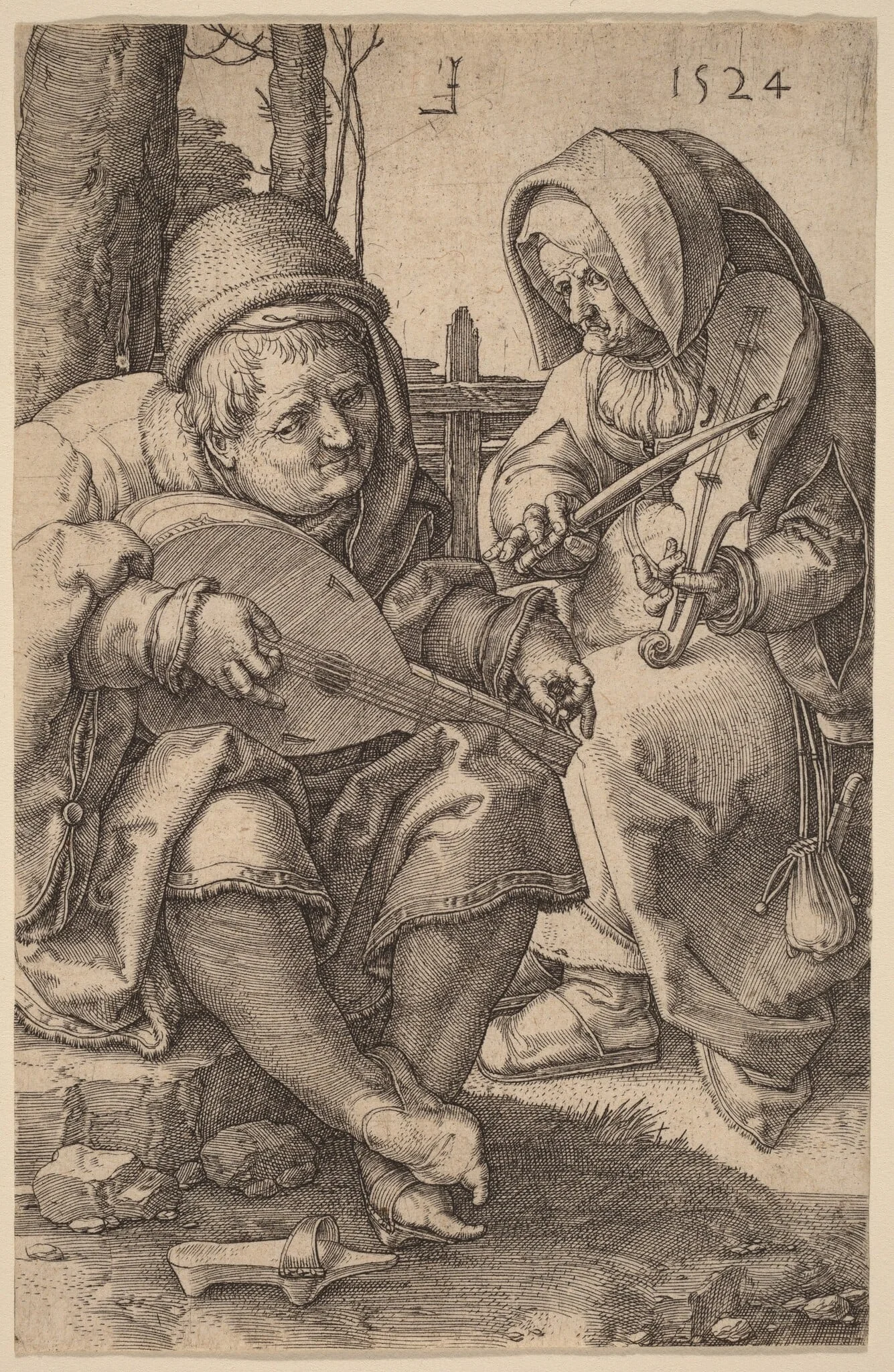 The Musicians, detail