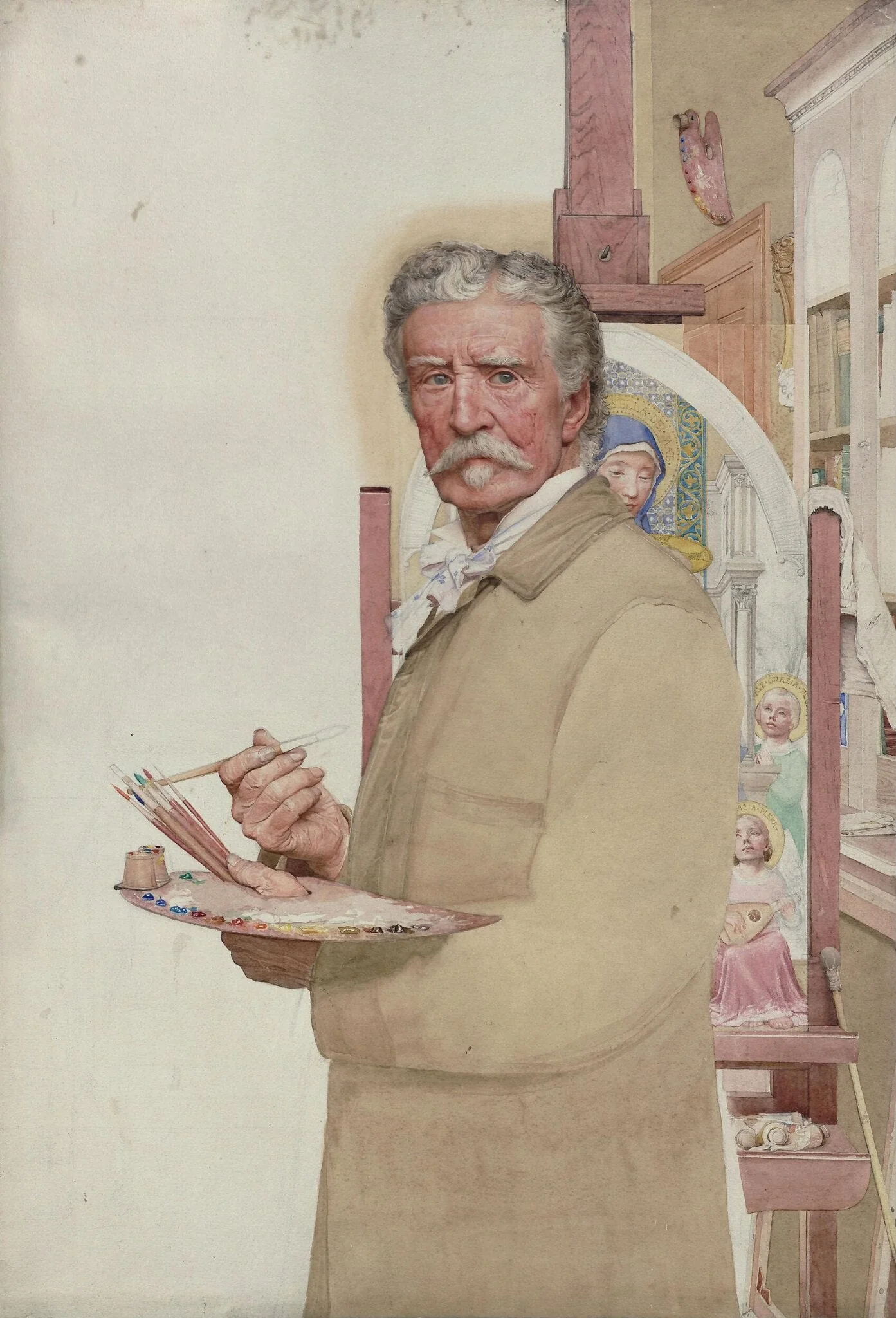 An Artist, detail