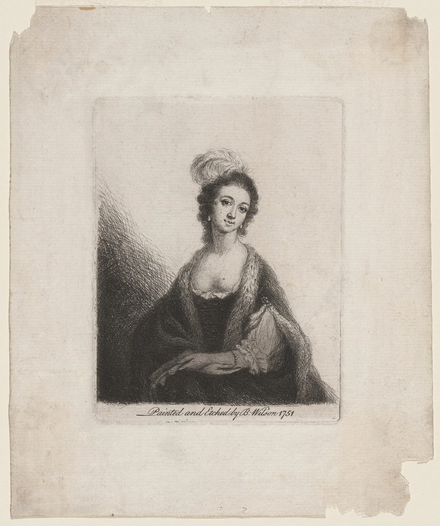 Maria, Countess of Coventry, detail