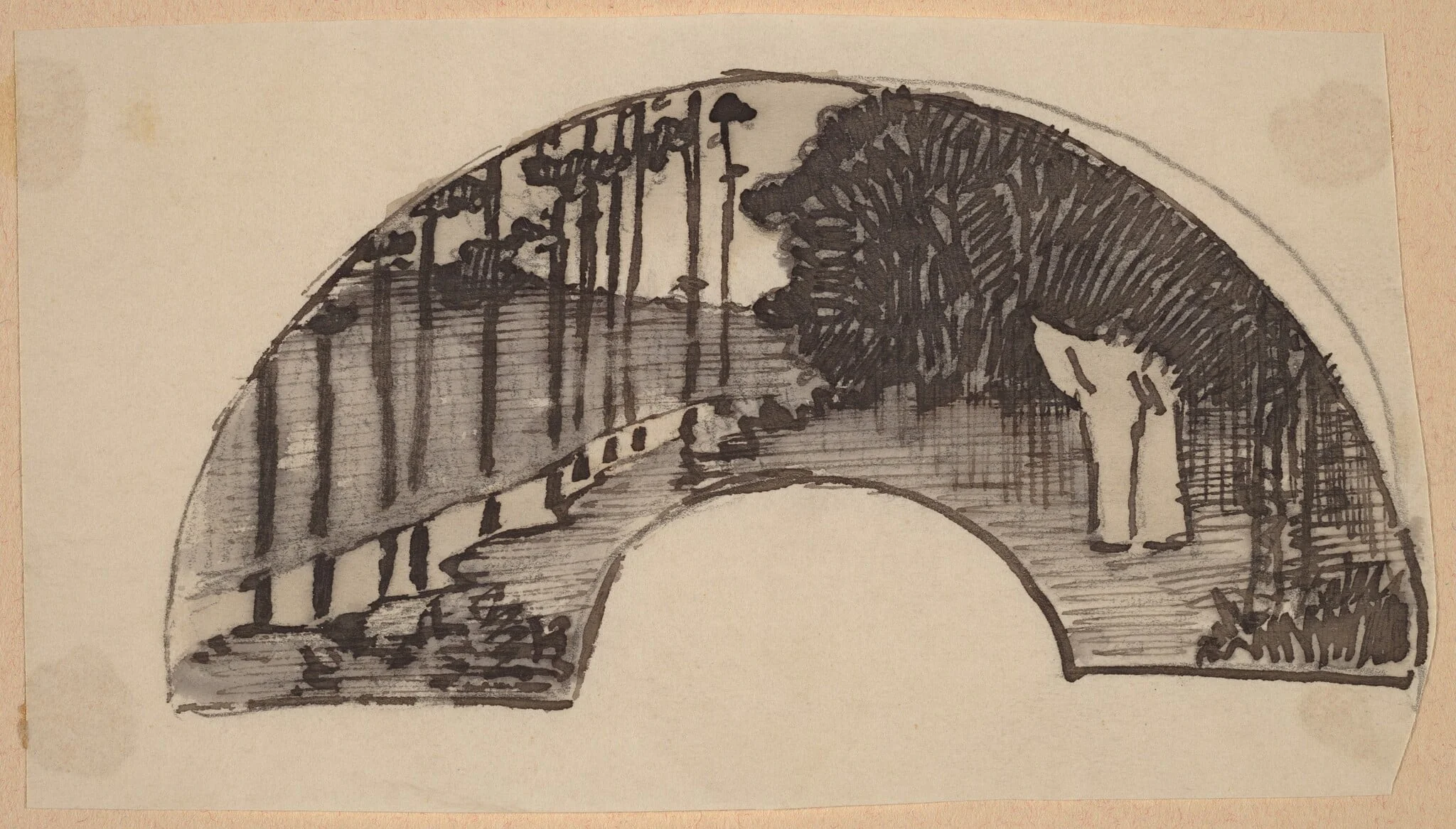 Study for an Archway, detail